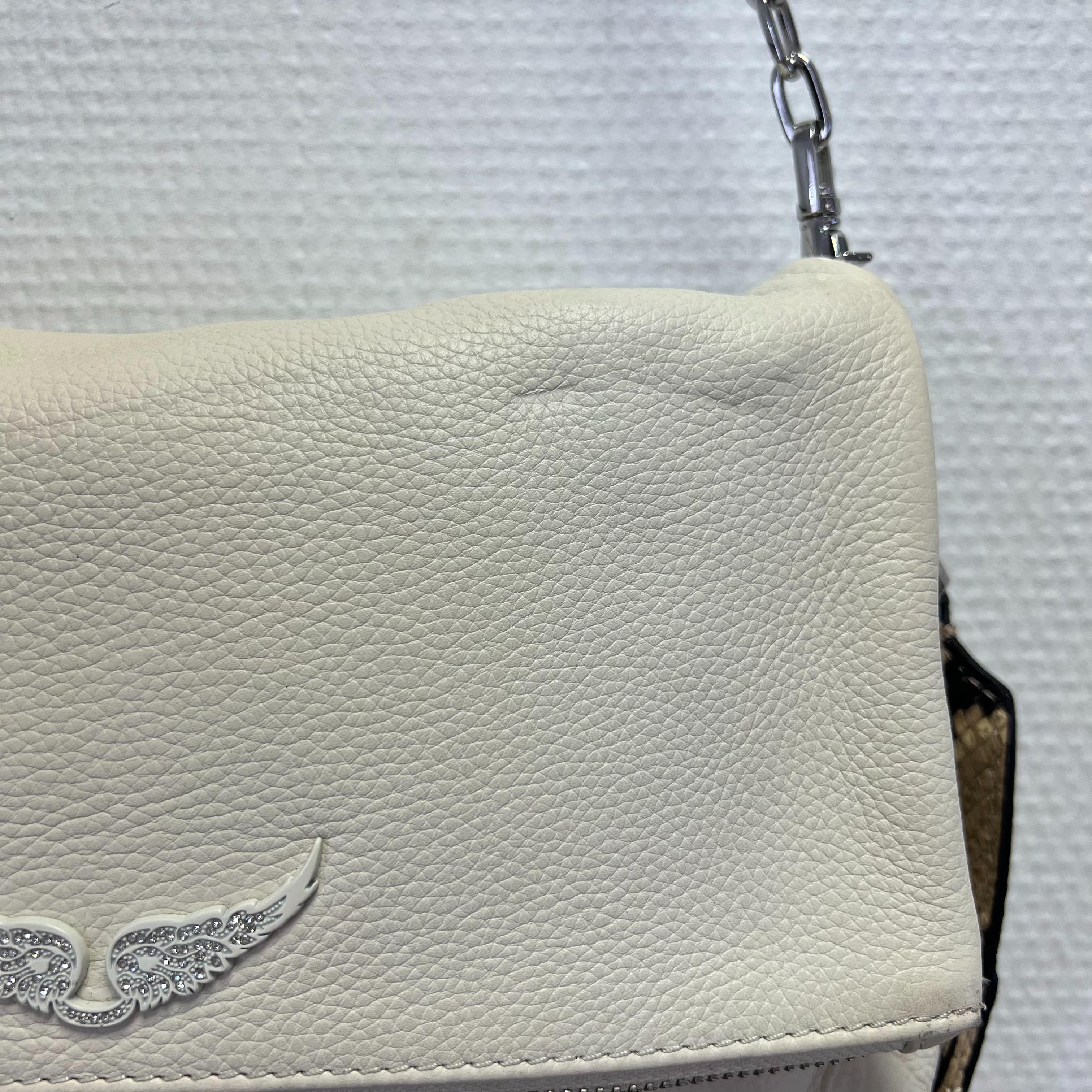 Voir photo 4 de Sac à main Zadig&Voltaire Rocky Cuir grainé Beige Sac à main Zadig&Voltaire Rocky Cuir grainé Beige Très bon état - Vue 4 -