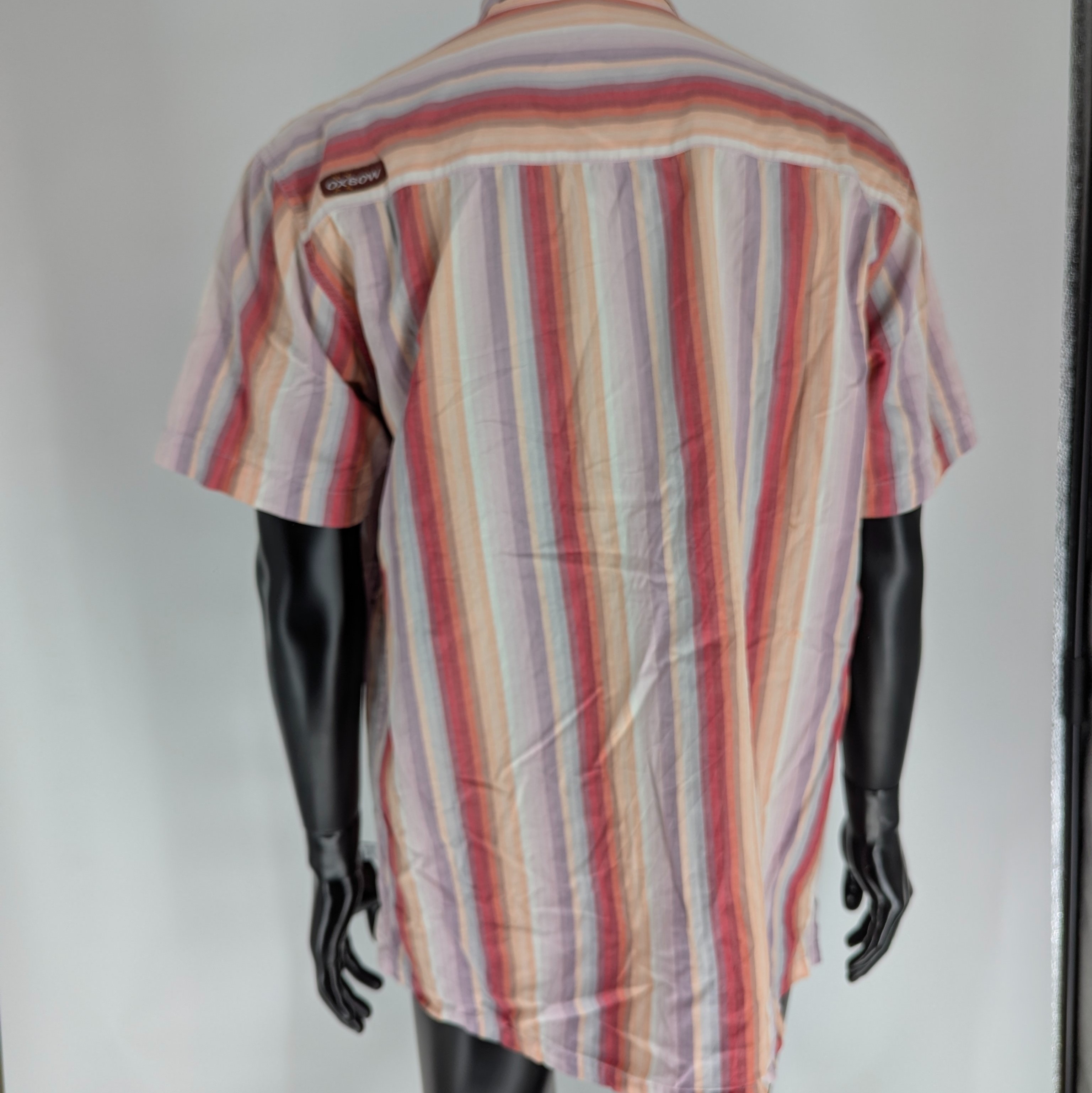 Chemise OXBOW T.XL manches courtes et rayures - Photo 1