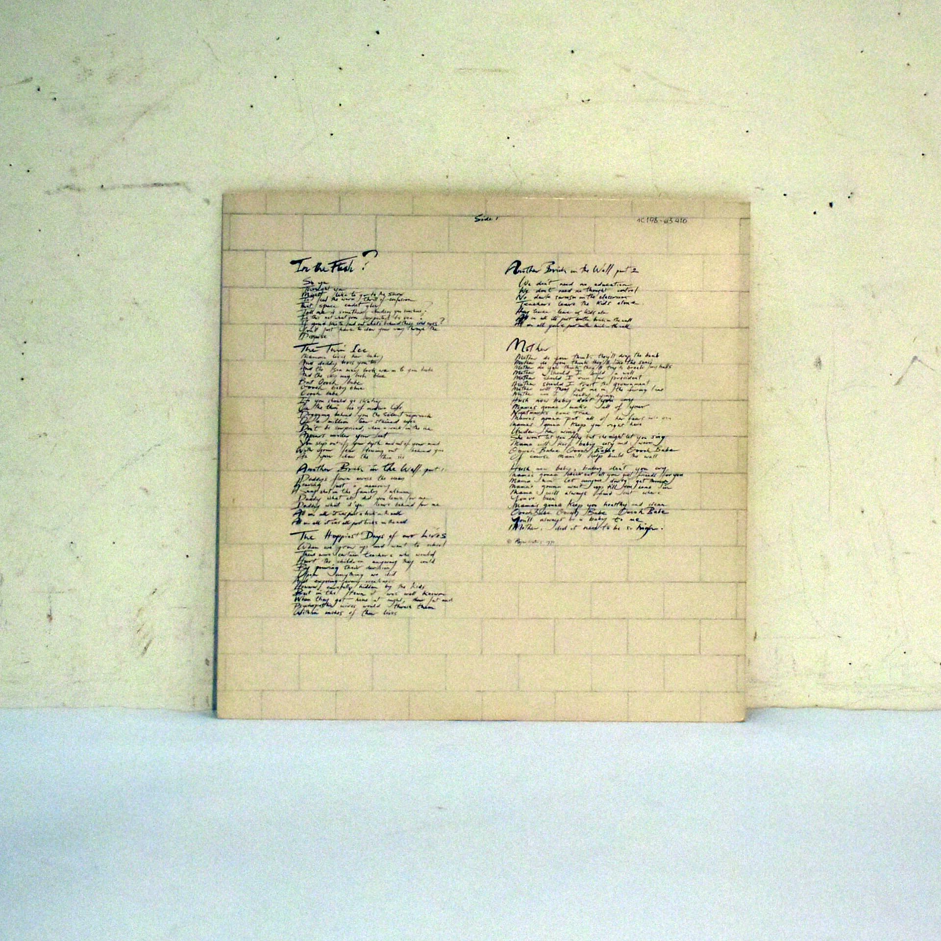 The Wall by Pink Floyd - Double Album 33 Tours Gatefold - EMI Electrola Gmbh Bon état - Vue 10 - 