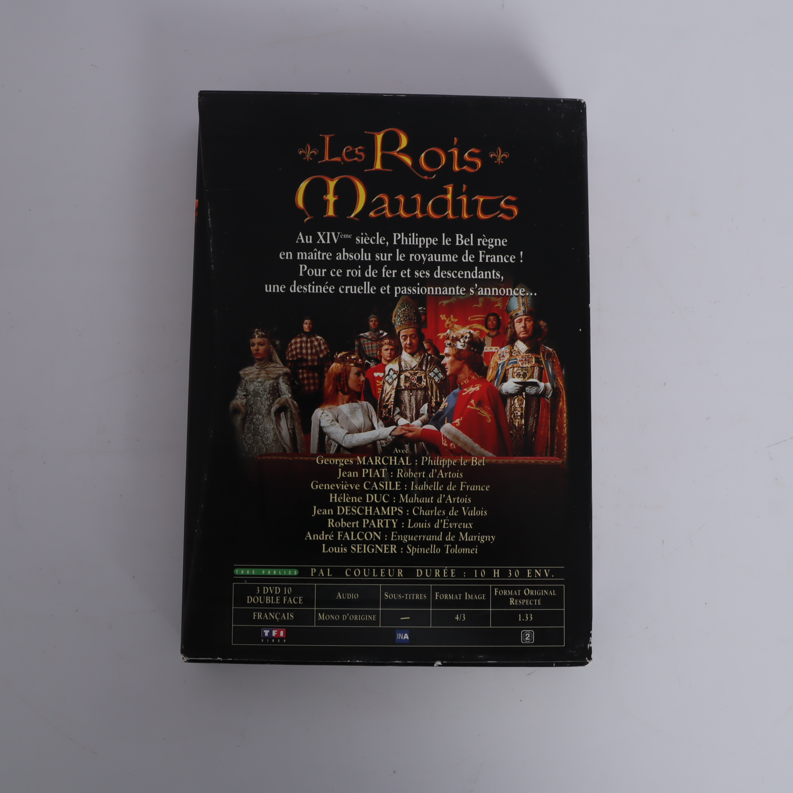 Coffret Intégrale 3 DVD - Les Rois Maudits (Série Culte 1972) Bon état - Vue 3 - 