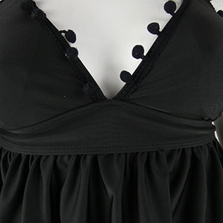Maillot de bain 2 pièces noir - Femme - Taille 1XL - Photo 3