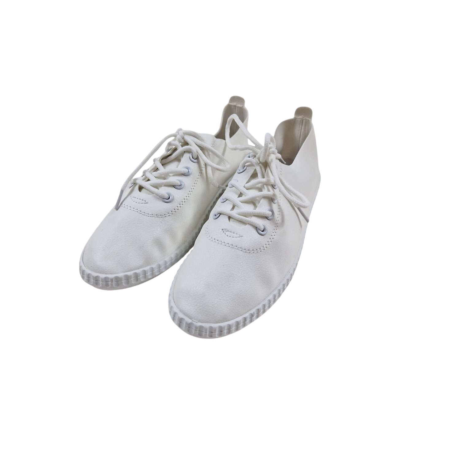 Basket blanche pour dame T41 - Label Emmaus - Modalova
