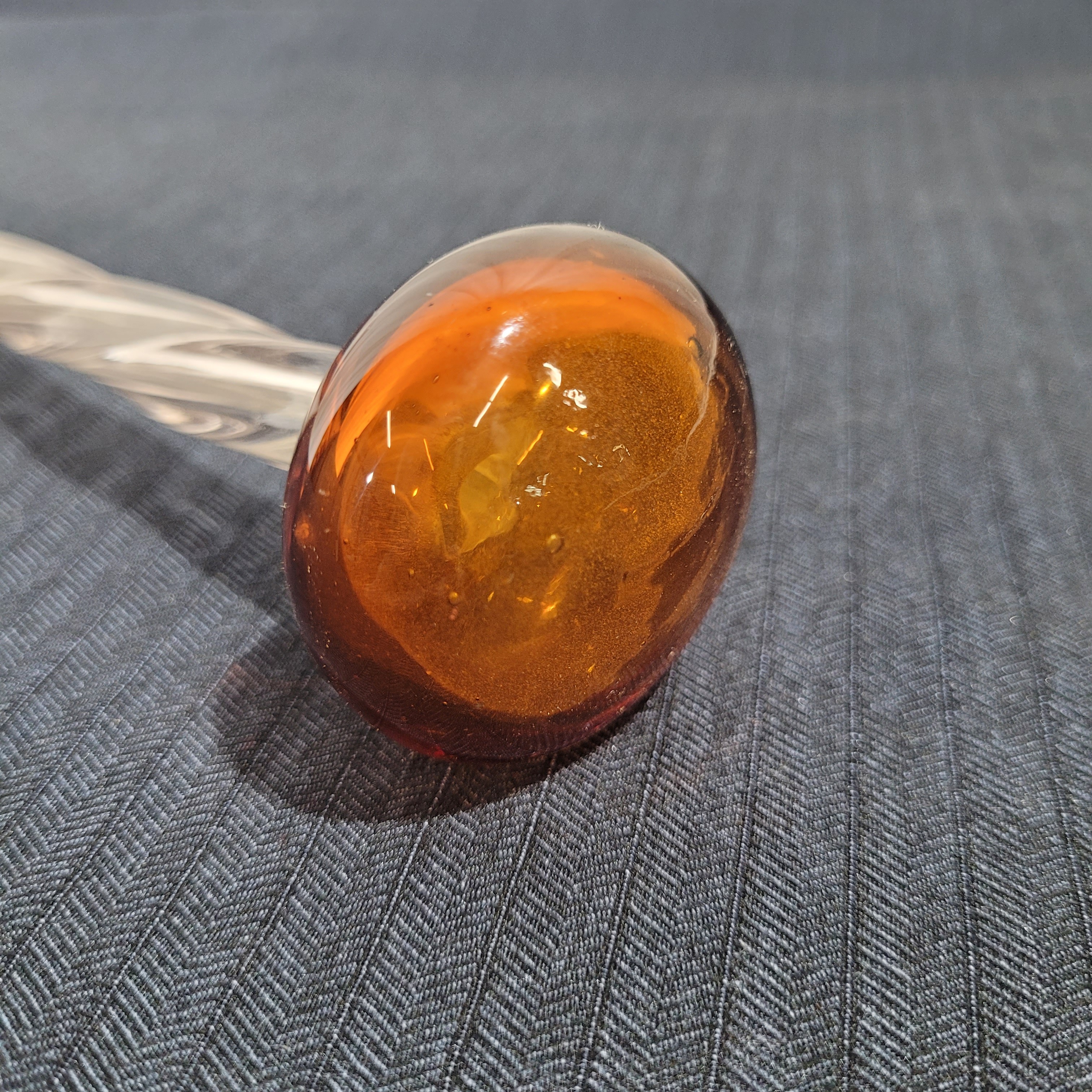 Ampoule d'arrosage en verre soufflé artisanale Très bon état - Vue 2 - 