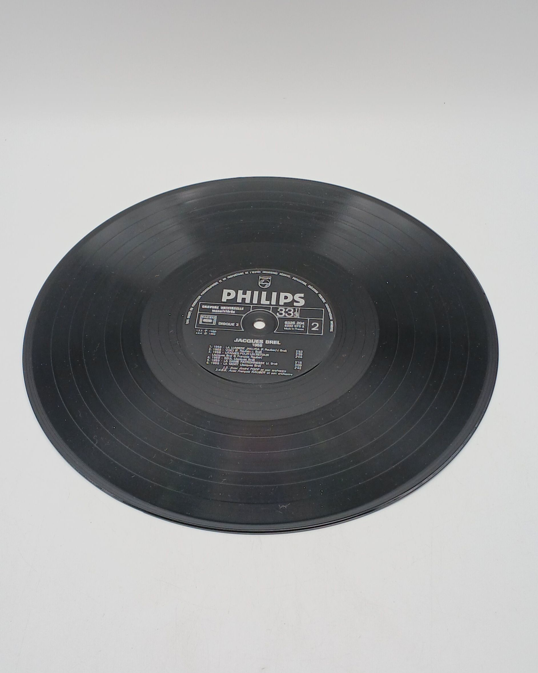 Vinyle 33 Tours (LP) - Jacques BREL L'intégrale de 1954 à 1962 Très bon état - Vue 10 - 