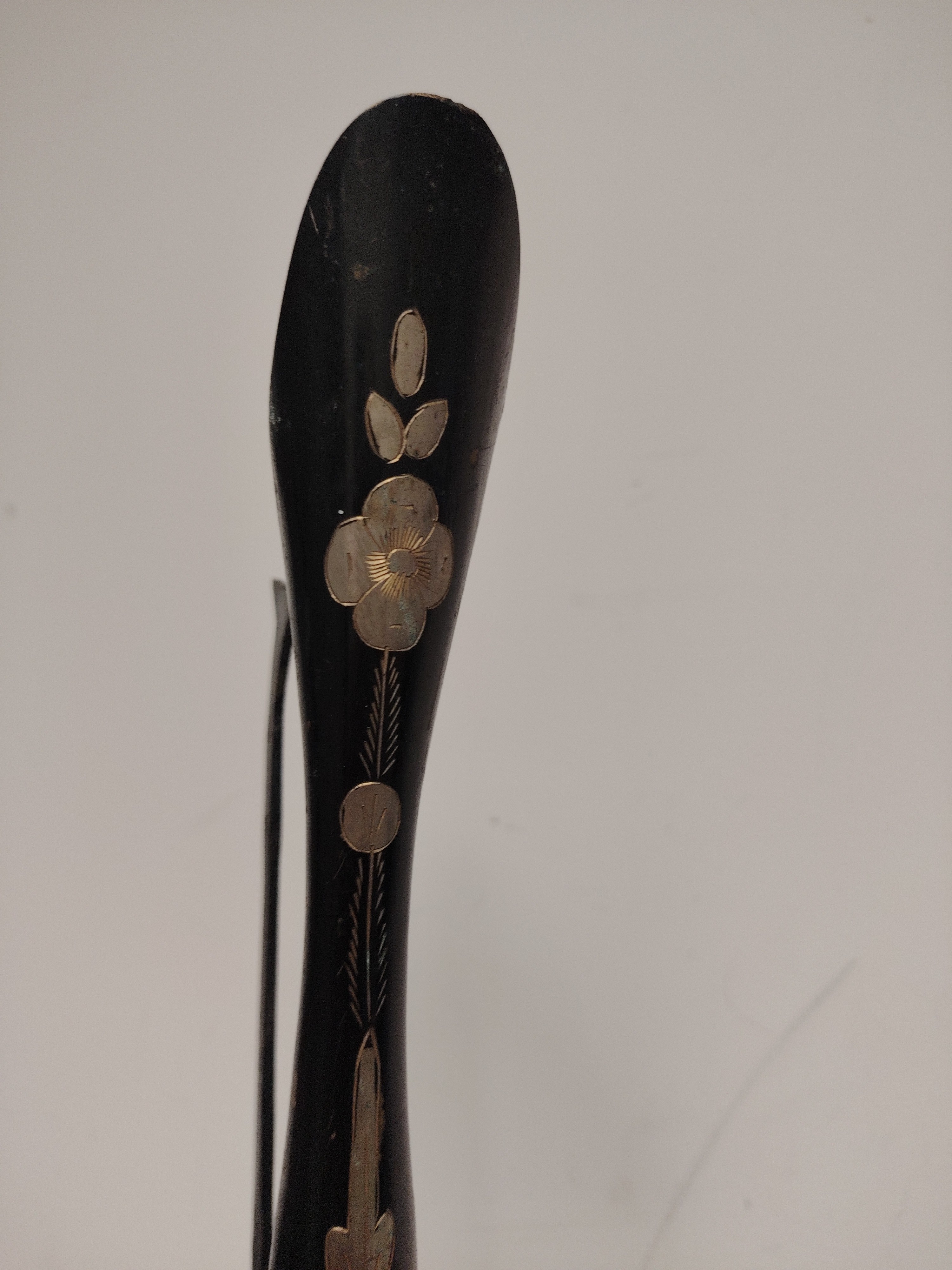 Vase soliflore en laiton vintage - Photo 4