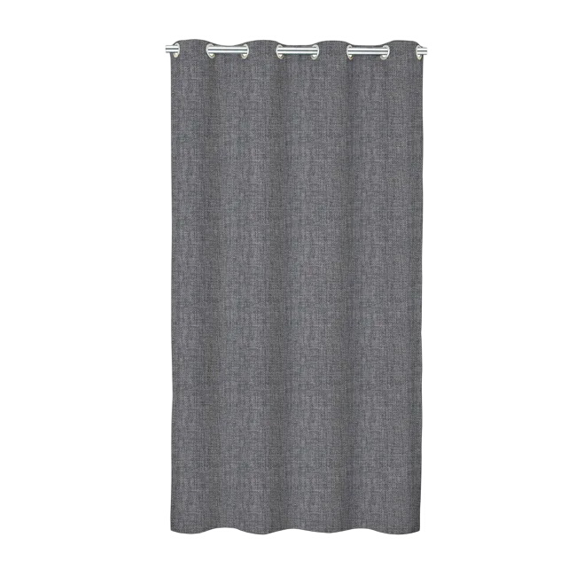 Rideau tamisant, Tricot, coton, gris H.250 x l.140 cm INSPIRE - Comme neuf sur Label Emmaüs