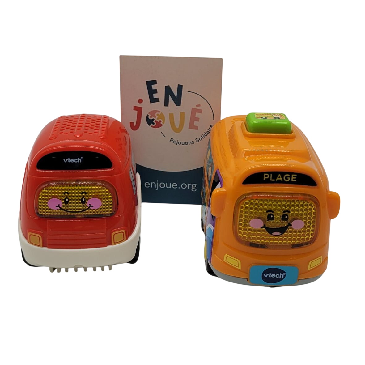 Acheter Lot de 2 véhicule - Tut Tut Bolides Hortense le bus des vacances & Marcus le mini bus - Vtech - Dès 12 mois. - 10,00 € Lot de 2 véhicule - Tut Tut Bolides Hortense le bus des vacances & Marcus le mini bus - Vtech - Dès 12 mois. - reconditionné disponible sur Label Emmaüs