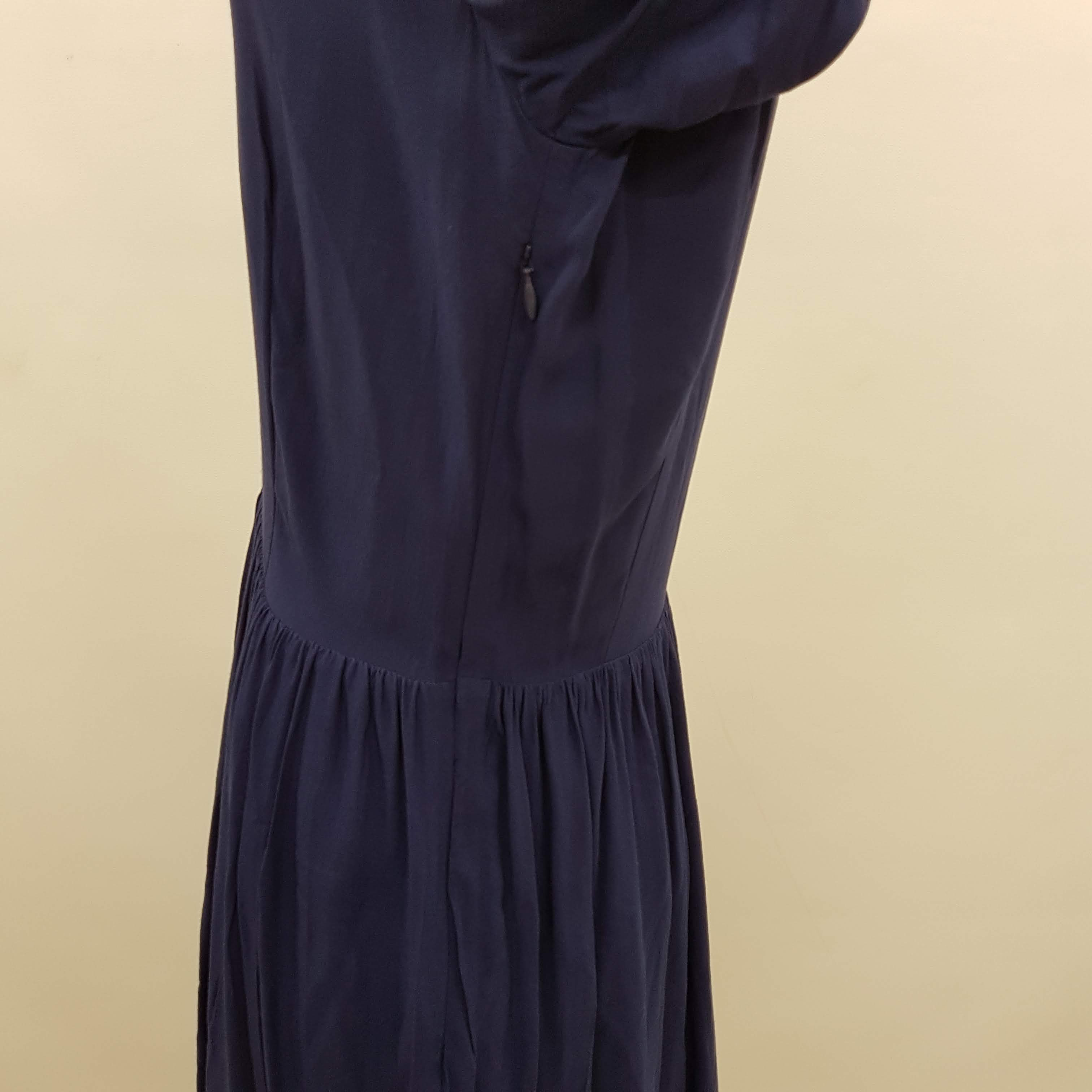 Robe de fête bleue manches longues - COMPTOIR DES COTONNIERS - Taille 36 - Photo 5