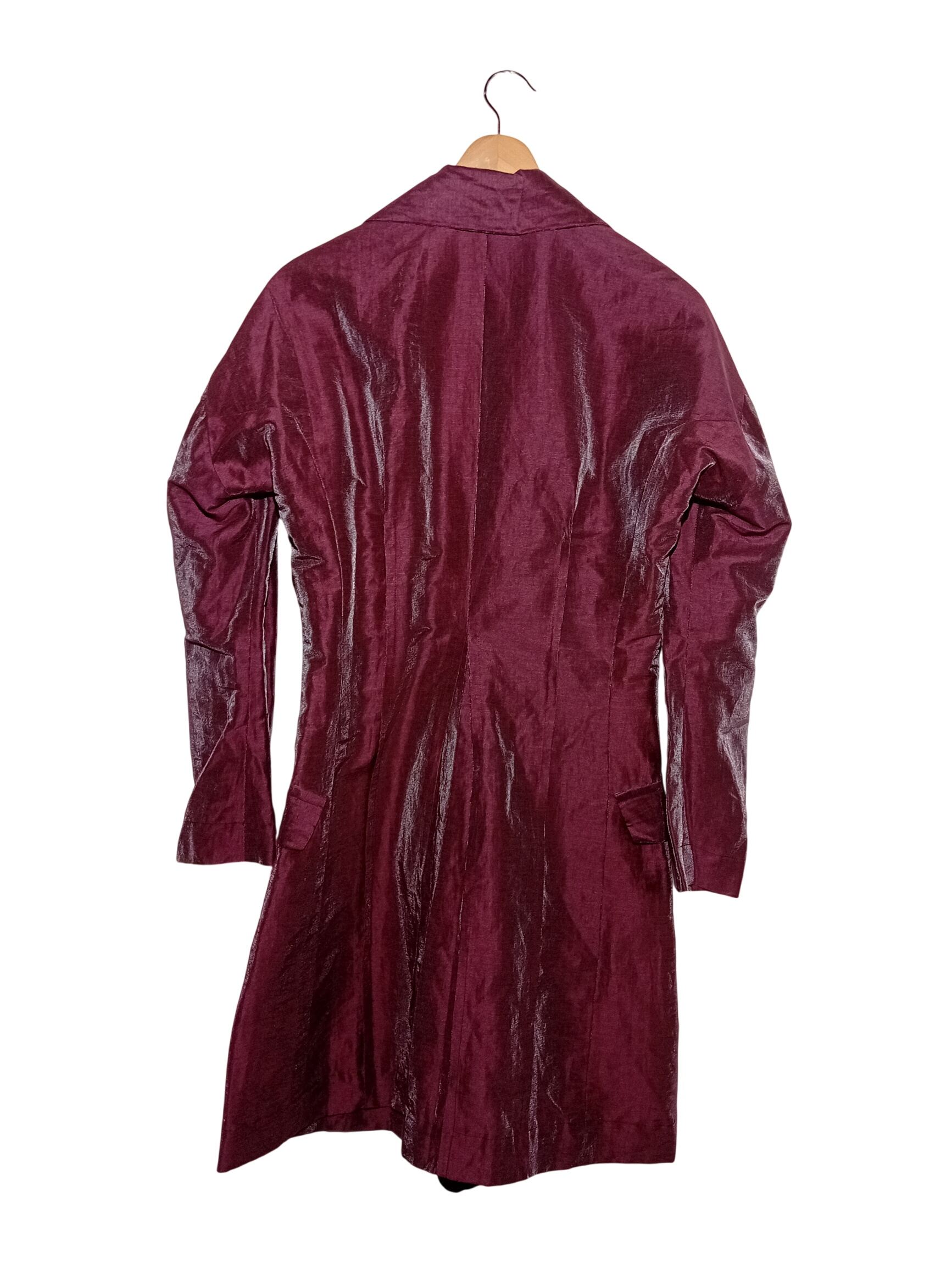 Veste Blazer Femme Prune Effet Froissé M (T4639)  -  reconditionné disponible sur Label Emmaüs