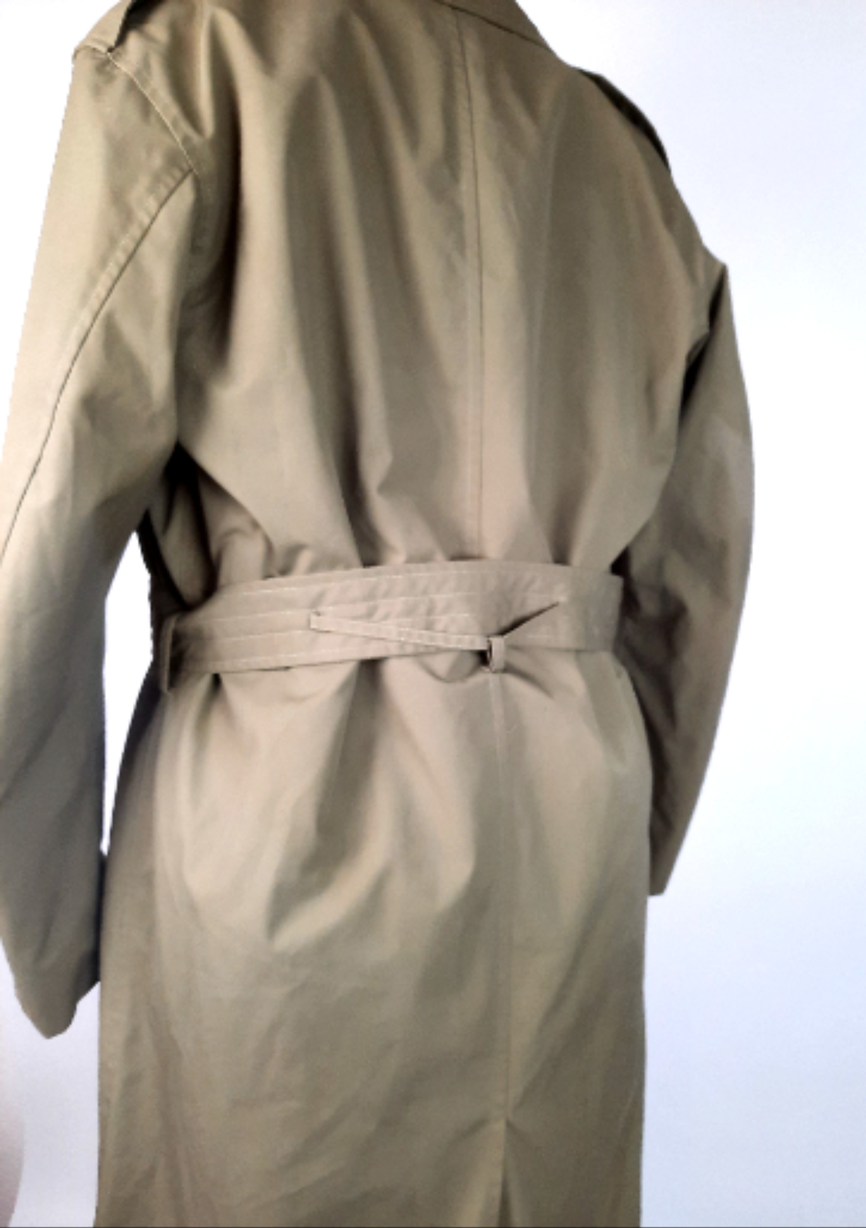 Vintage Manteau militaire Manufacture de blainville paris 1975 kaki avec doubleur chaude amovible en fourrure 88 M - Photo 2