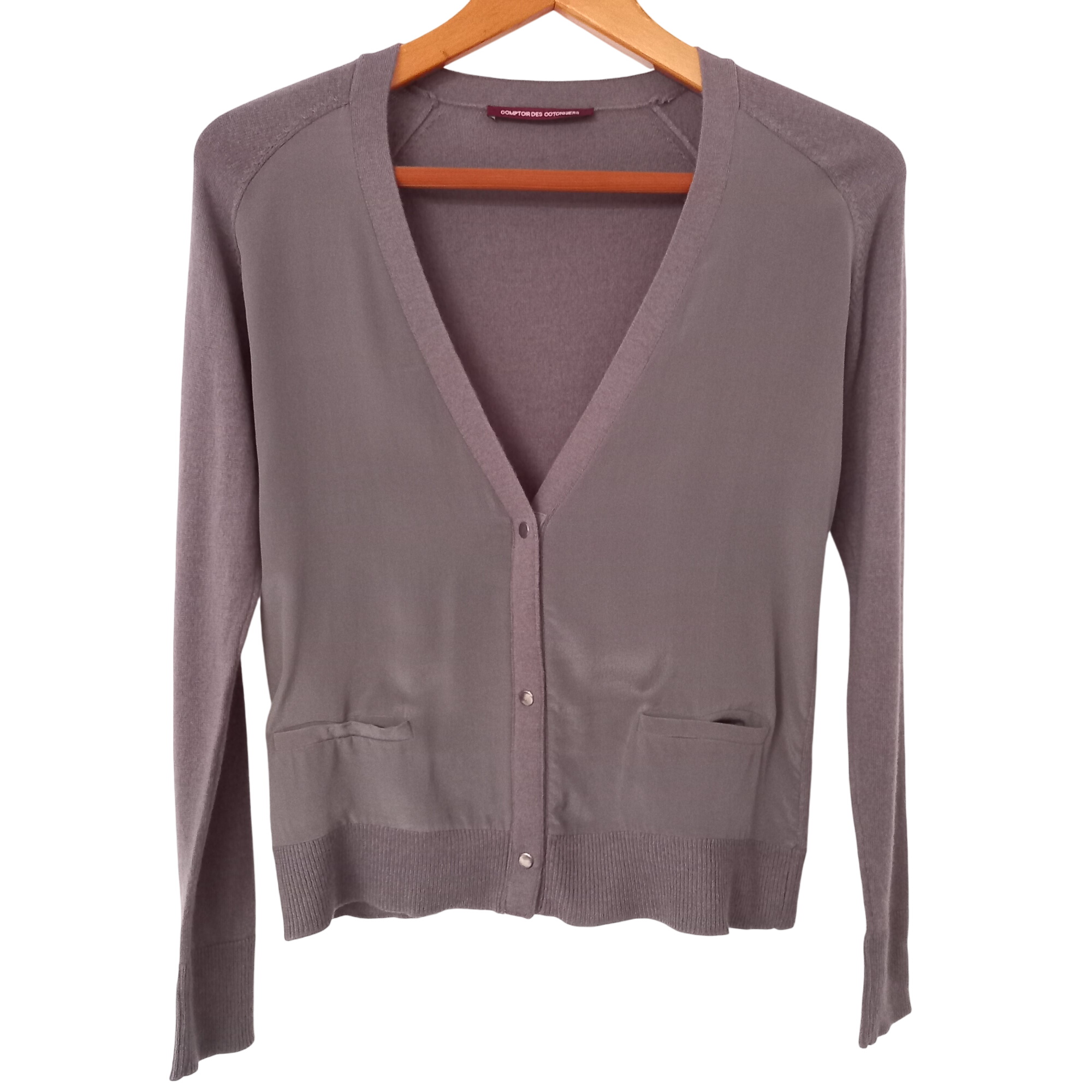 Gilet soie et maille femme "Comptoir des Cotonniers" T.34 Bon état -  reconditionné disponible sur Label Emmaüs