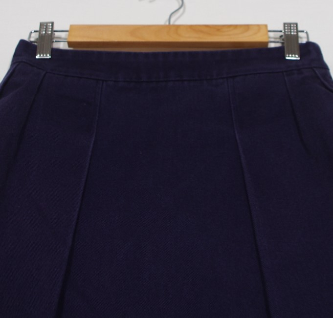 💜 Douceur Colorée – Jupe Courte Bleu-Violet Petit Bateau T.S 💜 - Photo 1