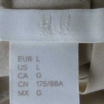 Jupe beige - Femme - H&M - Taille L - Photo 4