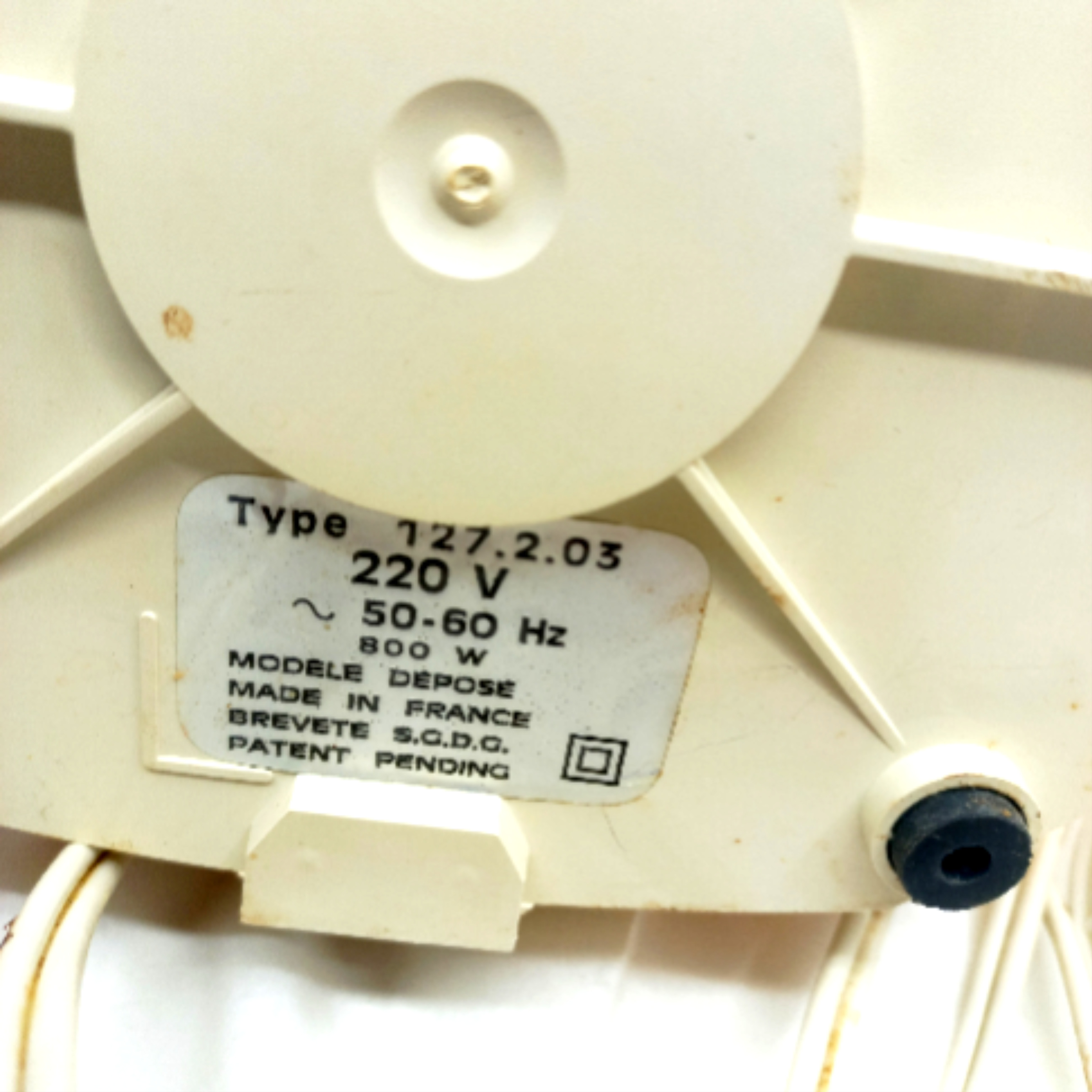 Moulinette électrique MOULINEX Vintage années 70 État correct - Vue 7 - 