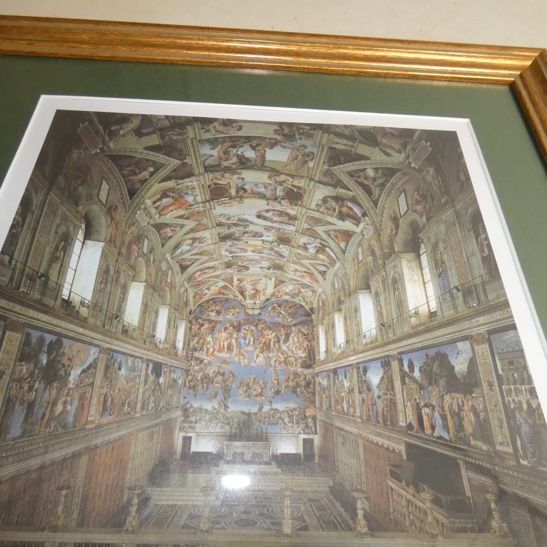 Reproduction Michel Angelo - "Jugement Dernier " Fresque de la Chapelle Sixtine - Musée du Vatican État correct - Vue 5 - 
