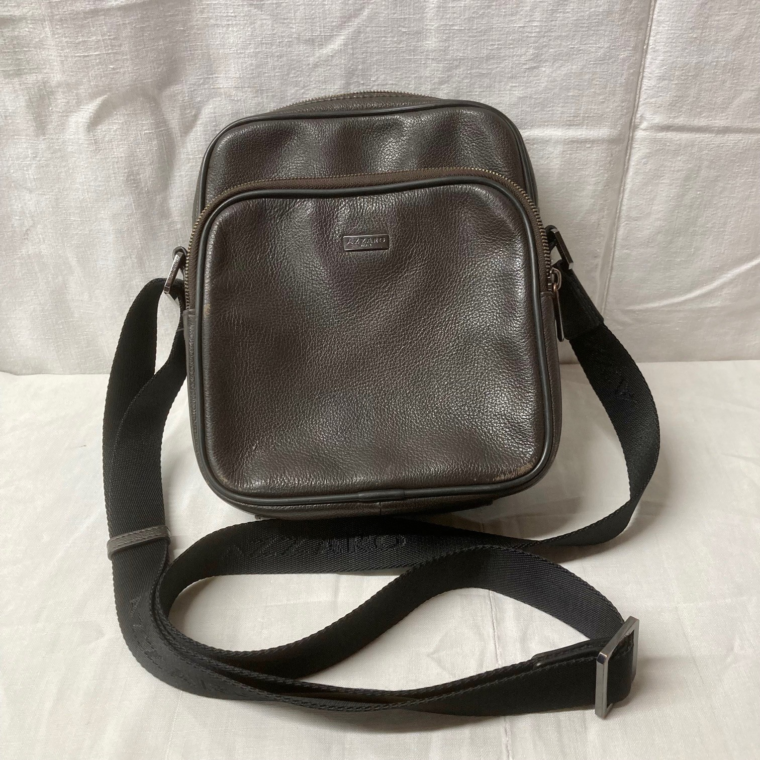 Bag Sacoche Azzaro Paris Cartable Noir Azzaro Sacoche AZZARO Paris