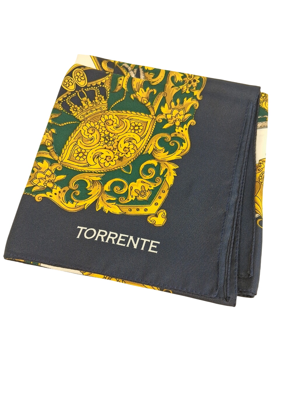 Carré Torrente100% polyester à motifs équestre - Photo 0