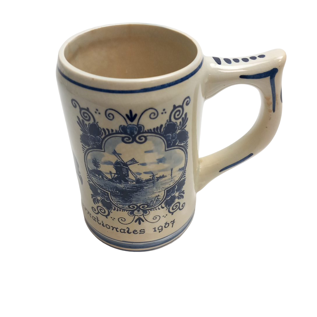 Chope a bière Delft Blue publicitaire Heineken État correct -  reconditionné disponible sur Label Emmaüs