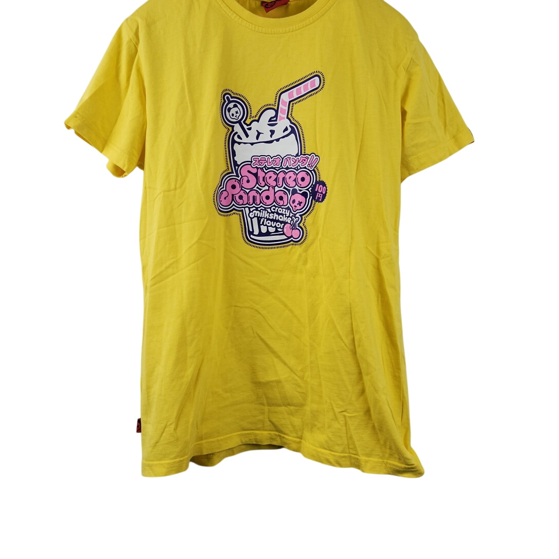 Stereo panda - tee shirt  motifs 100% coton - Taille 42 (estim) - Label Emmaus - Modalova