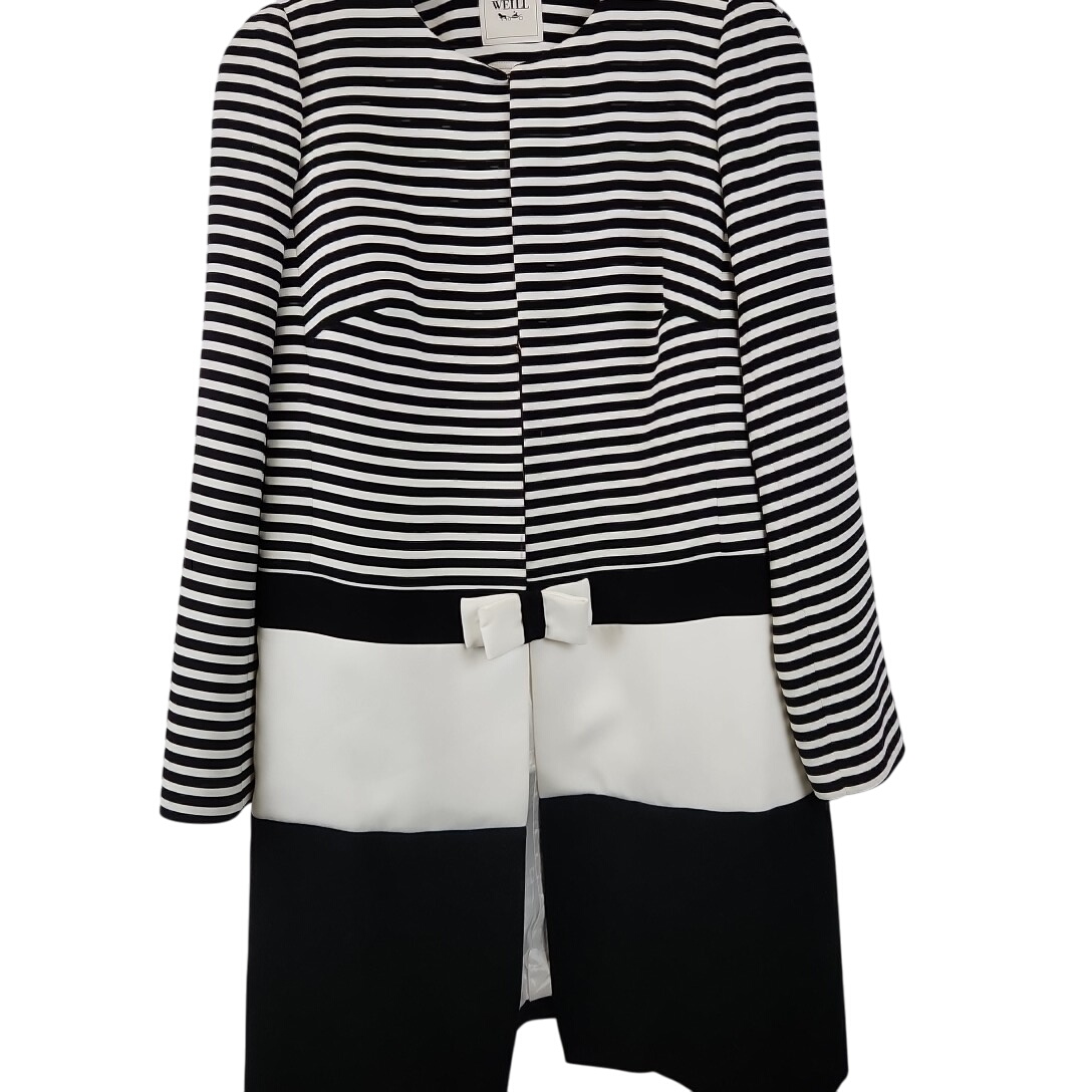 Weill - robe noire et blanche - Taille 38/40 - longueur 75cm ( estime) - Label Emmaus - Modalova