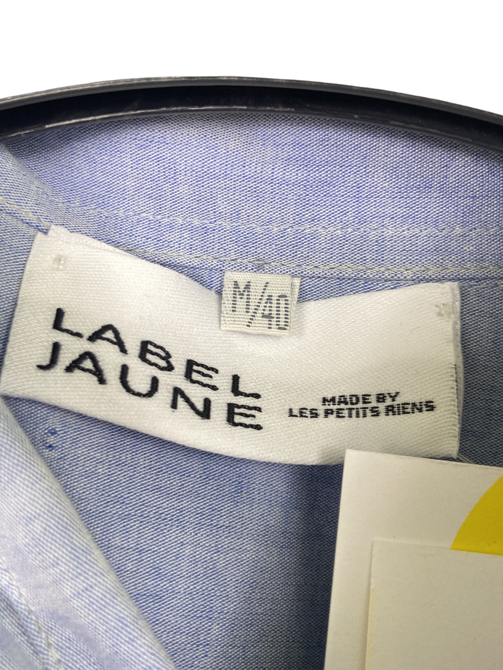 Chemise Bleue Ciel Label jaune M 👔 - Photo 1
