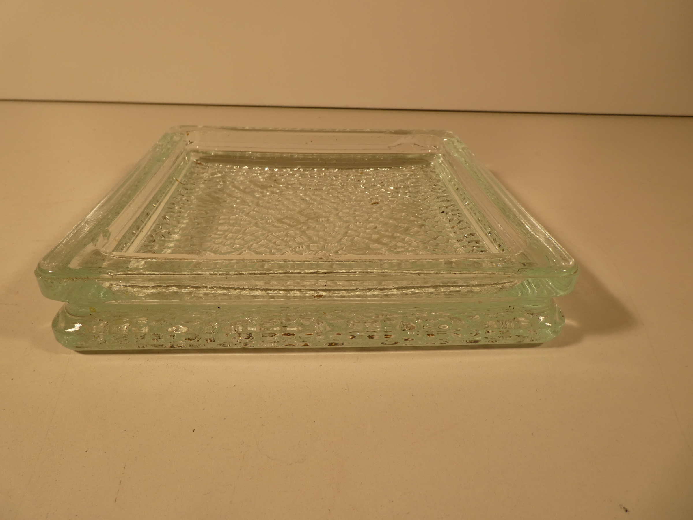 Vide poche en verre imprimé ville de Molsheim  État correct - Vue 2 - 
