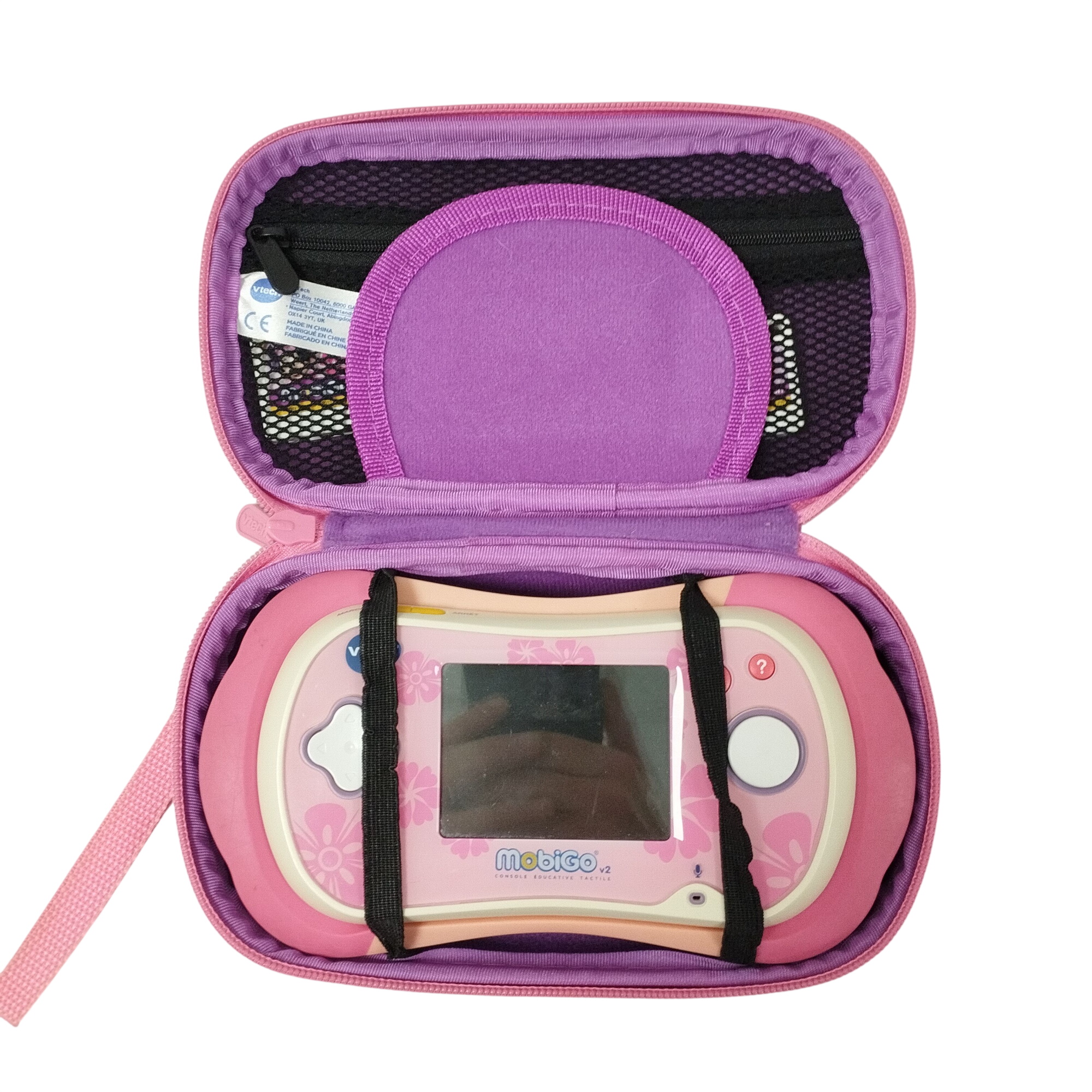 Console portative pour enfants Mobigo V2 (Vtech) + 4 jeux Très bon état -  reconditionné disponible sur Label Emmaüs
