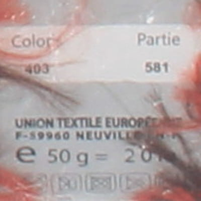 Lot de 3 pelotes noires et rouges - Féline - 50 g par pelote - Photo 3