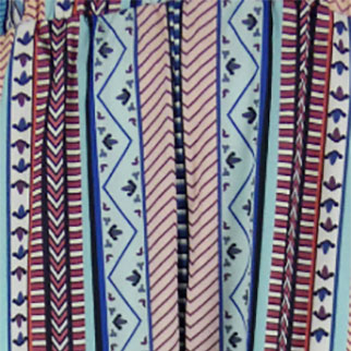 Pantalon multicolore ouvert sur le côté des jambes imprimé - femme - Shein Curve - taille 48 - Photo 2