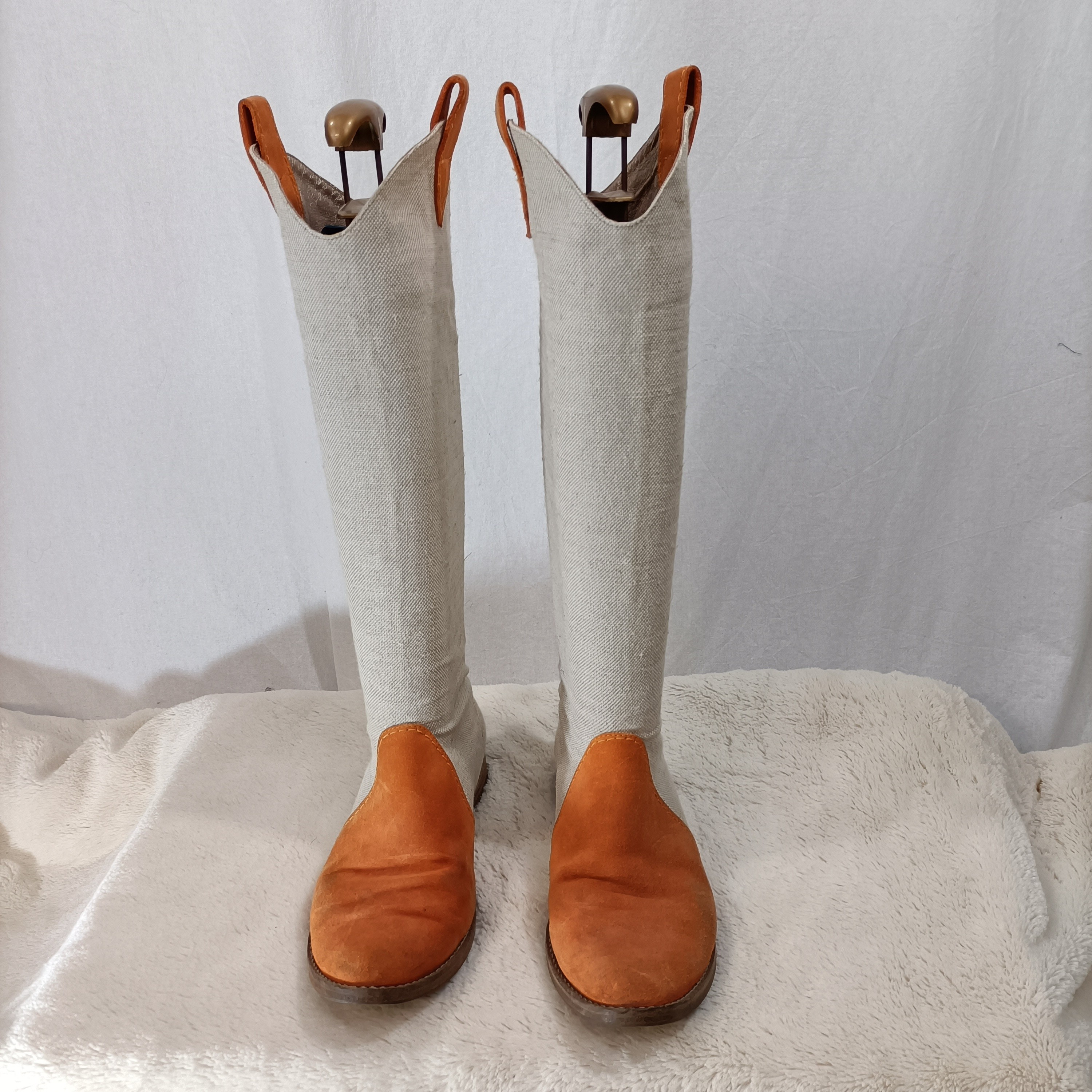 Bottes textile et cuir - Florence Kooijman - pointure 38 estimé Bon état - Vue 2 - 