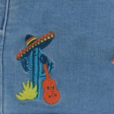 Short en jeans bleu - Bébé - La compagnie des petits - Taille 6 mois - Photo 2