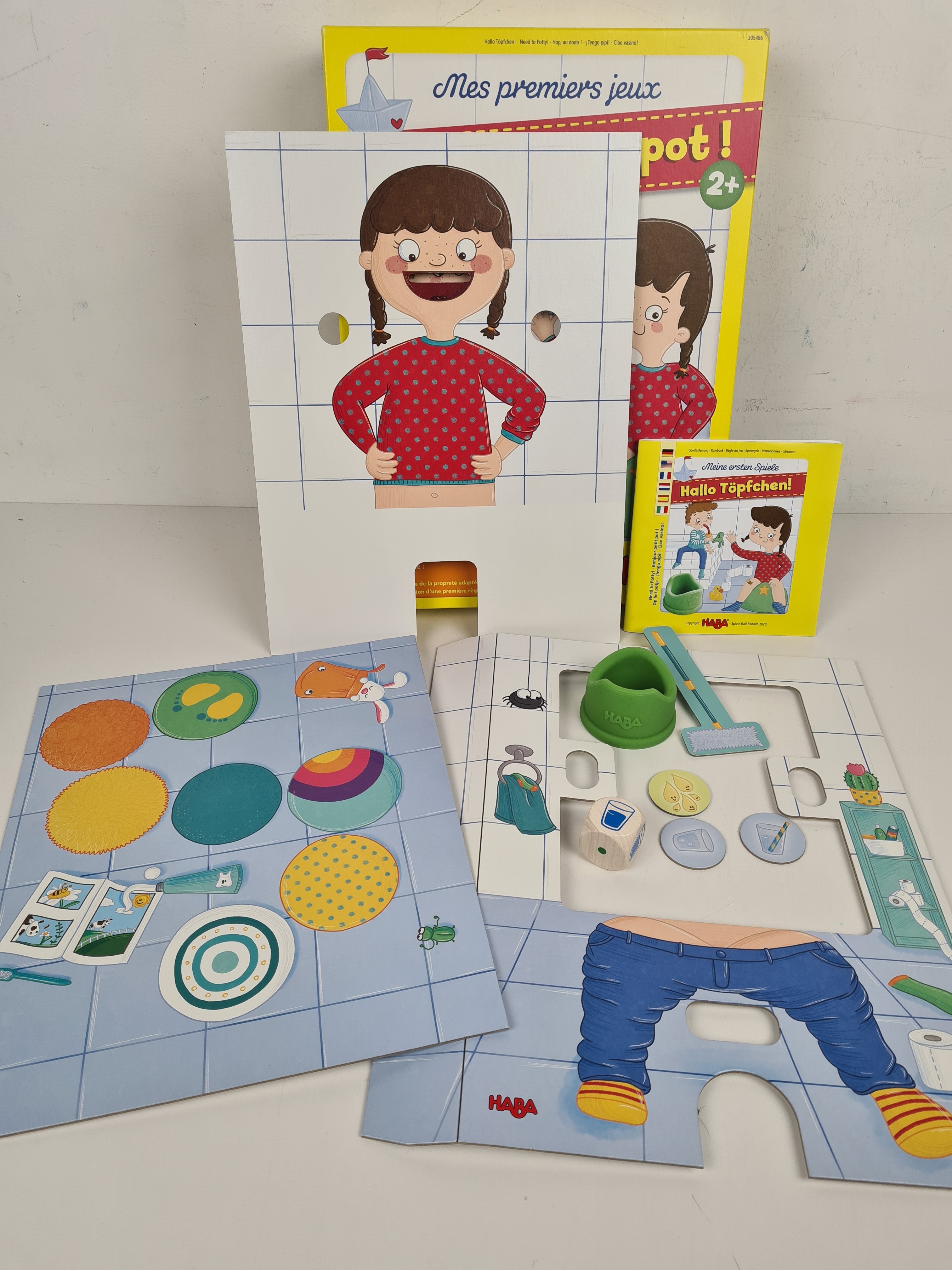 Jeu de coopératif - Bonjour petit pot ! – Haba - 2ans + Bon état - Vue 6 - 