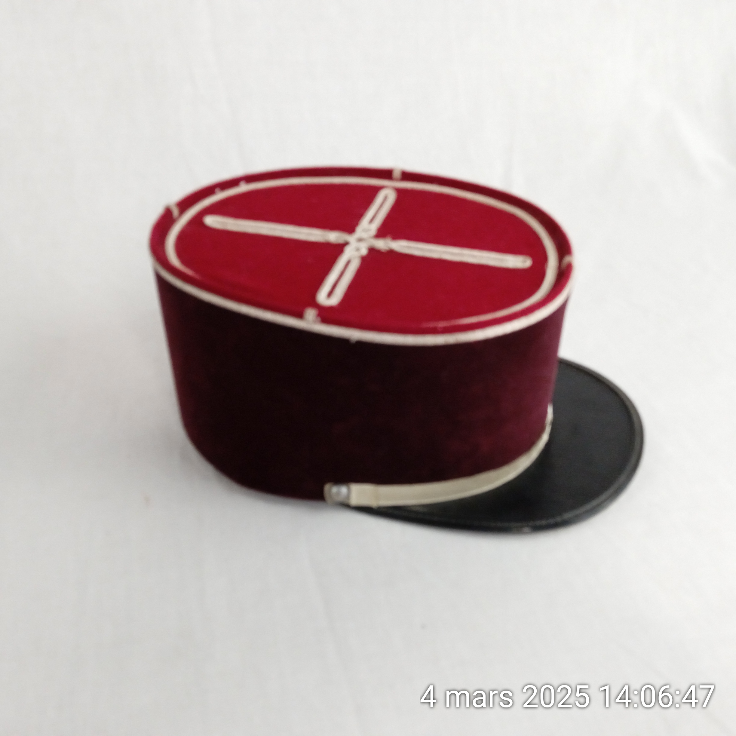 Képi velours officier médecin France - Photo 1