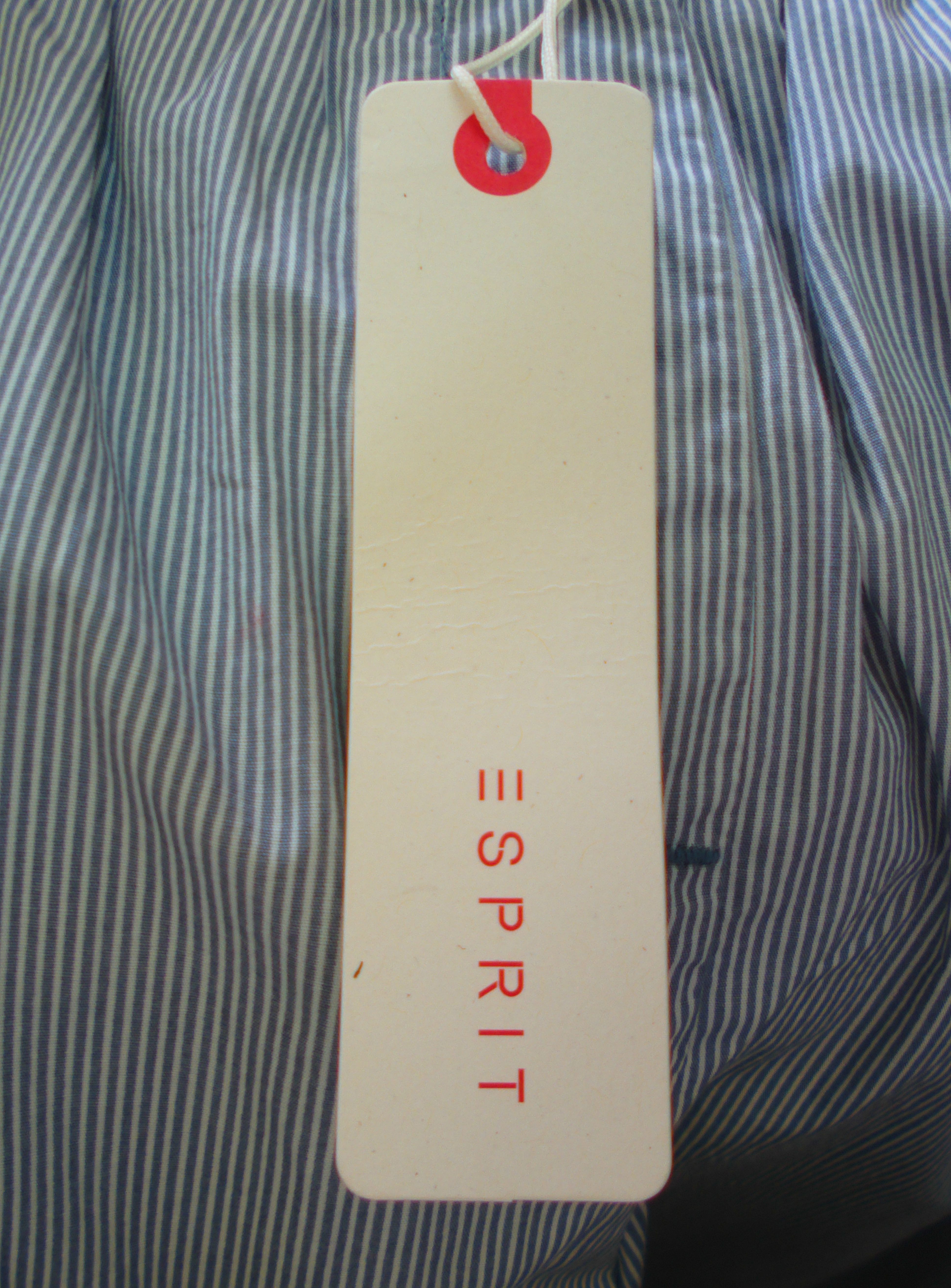 Pantalon ESPRIT, à rayures bleu et blanc, taille 40 - Photo 4