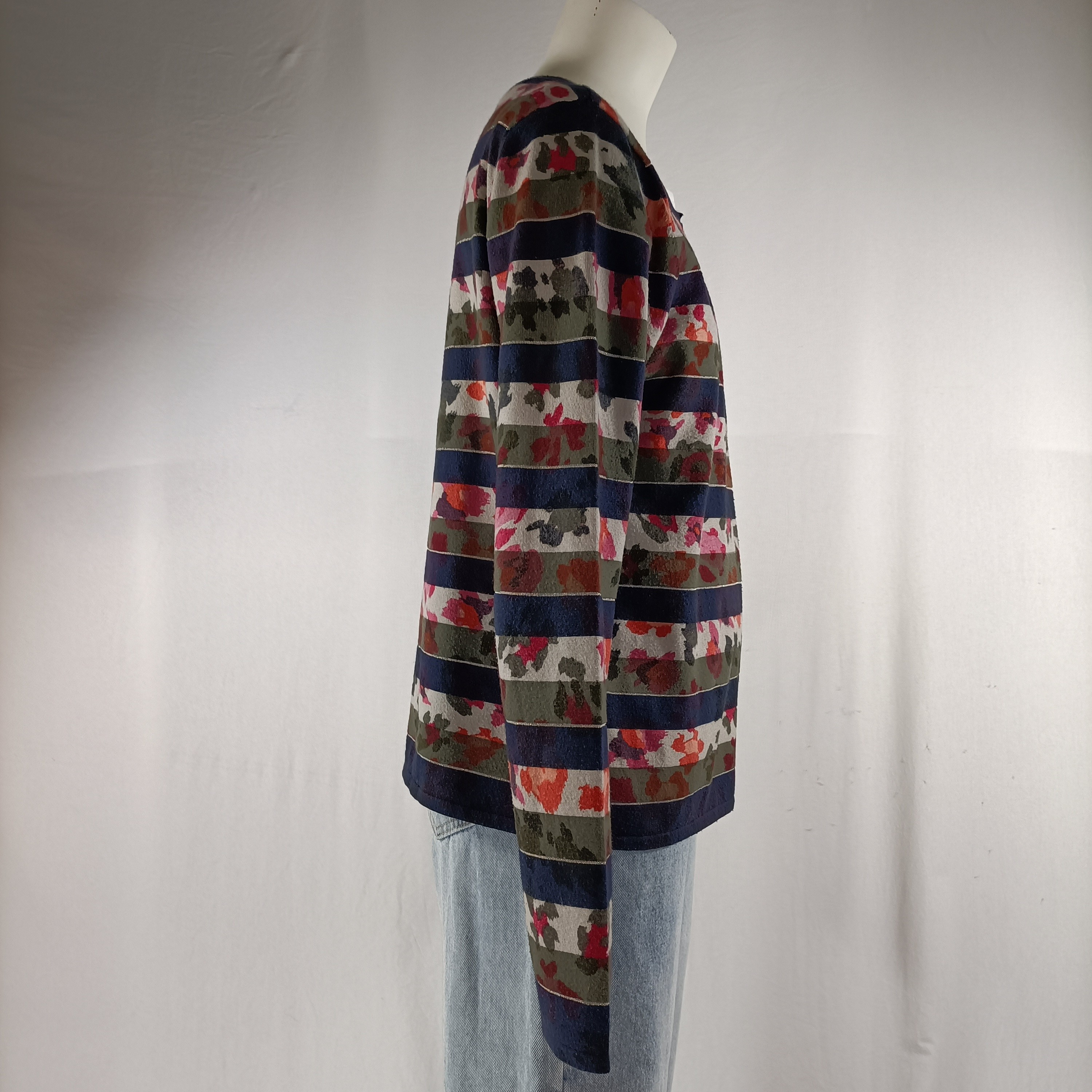 Gilet rayé multicolore - Gerry Weber - Taille 40 estimé - Photo 4