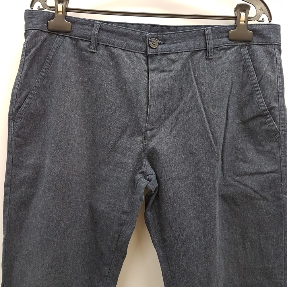 Pantalon bleu chiné - BENETTON - Taille 46 ESTIMÉE  - Vue 4 - 