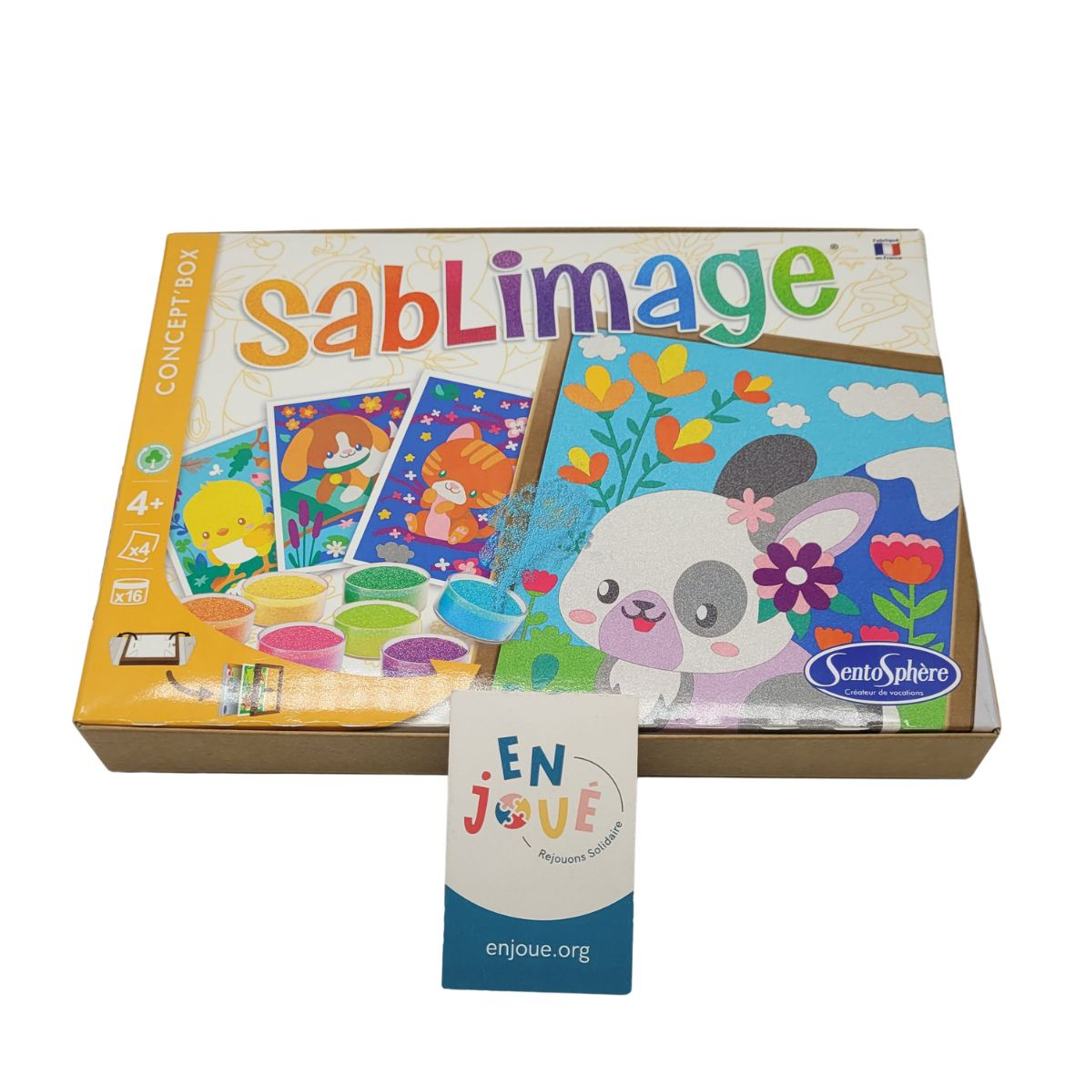 Voir photo 3 de Loisir créatif - Sablimage Animaux Calins - Sento sphère - À partir de 4 ans . Loisir créatif - Sablimage Animaux Calins - Sento sphère - À partir de 4 ans . Comme neuf - Vue 3 -