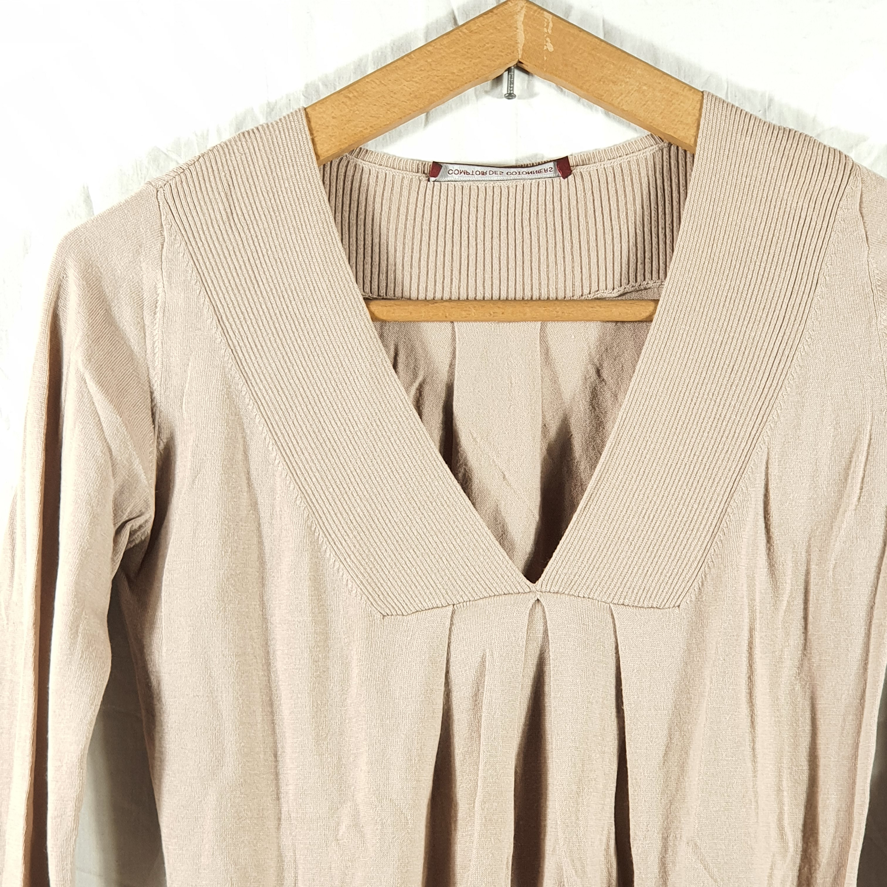 Pull fin beige (coton, soie et laine) - Comptoir des cotonniers - M - Photo 2