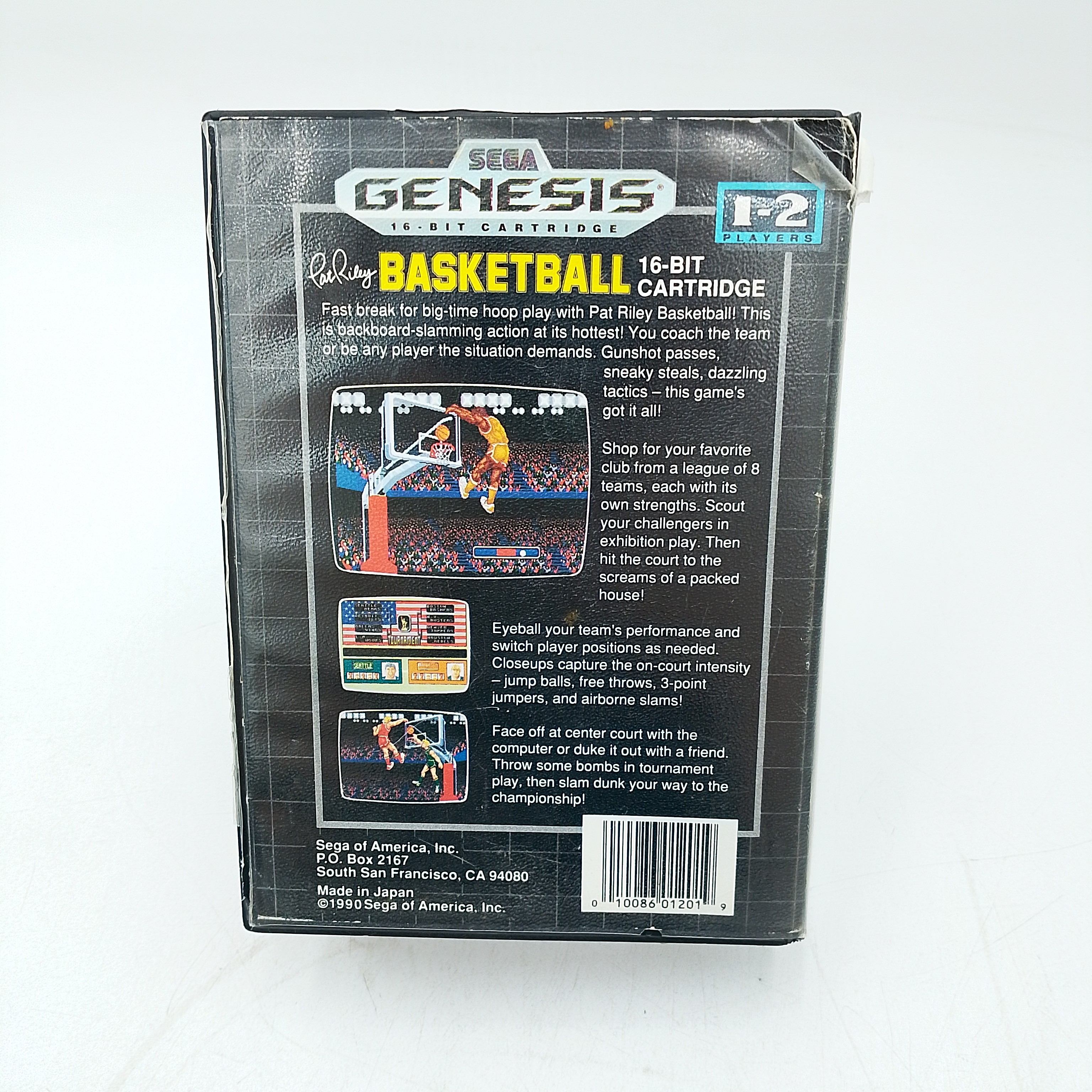 Pat Riley Basketball - Jeu Megadrive PAL Bon état - Vue 2 - 