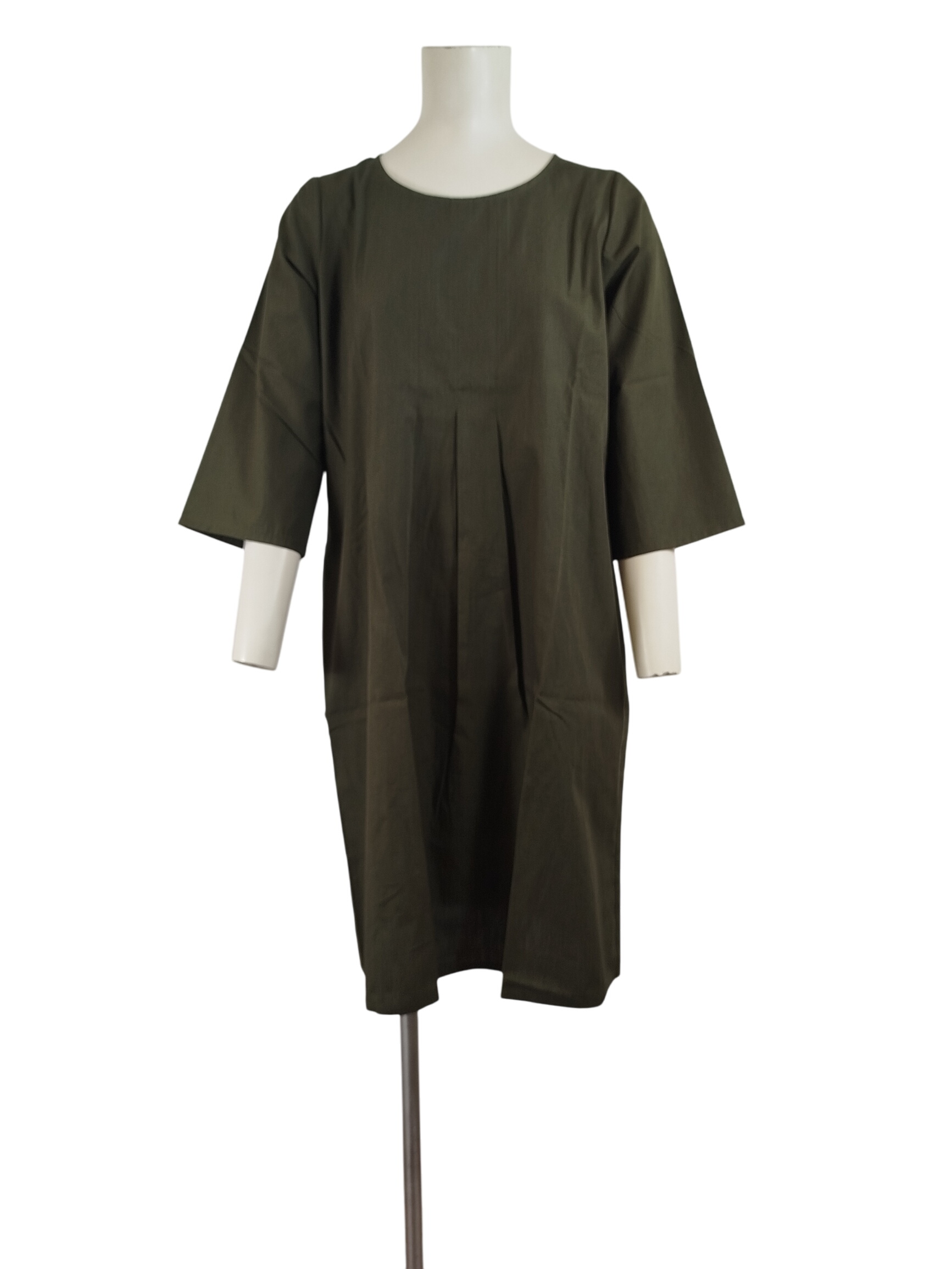 Robe droite coton manches 3/4 Quintessence fabrication franaise taille M - Label Emmaus - Modalova