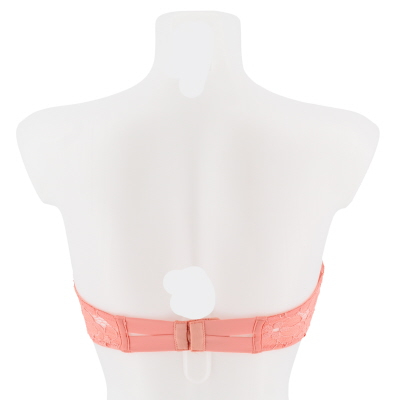 Soutien gorge orange dentelle sans armatures - femme -Undiz - taille M - Photo 2
