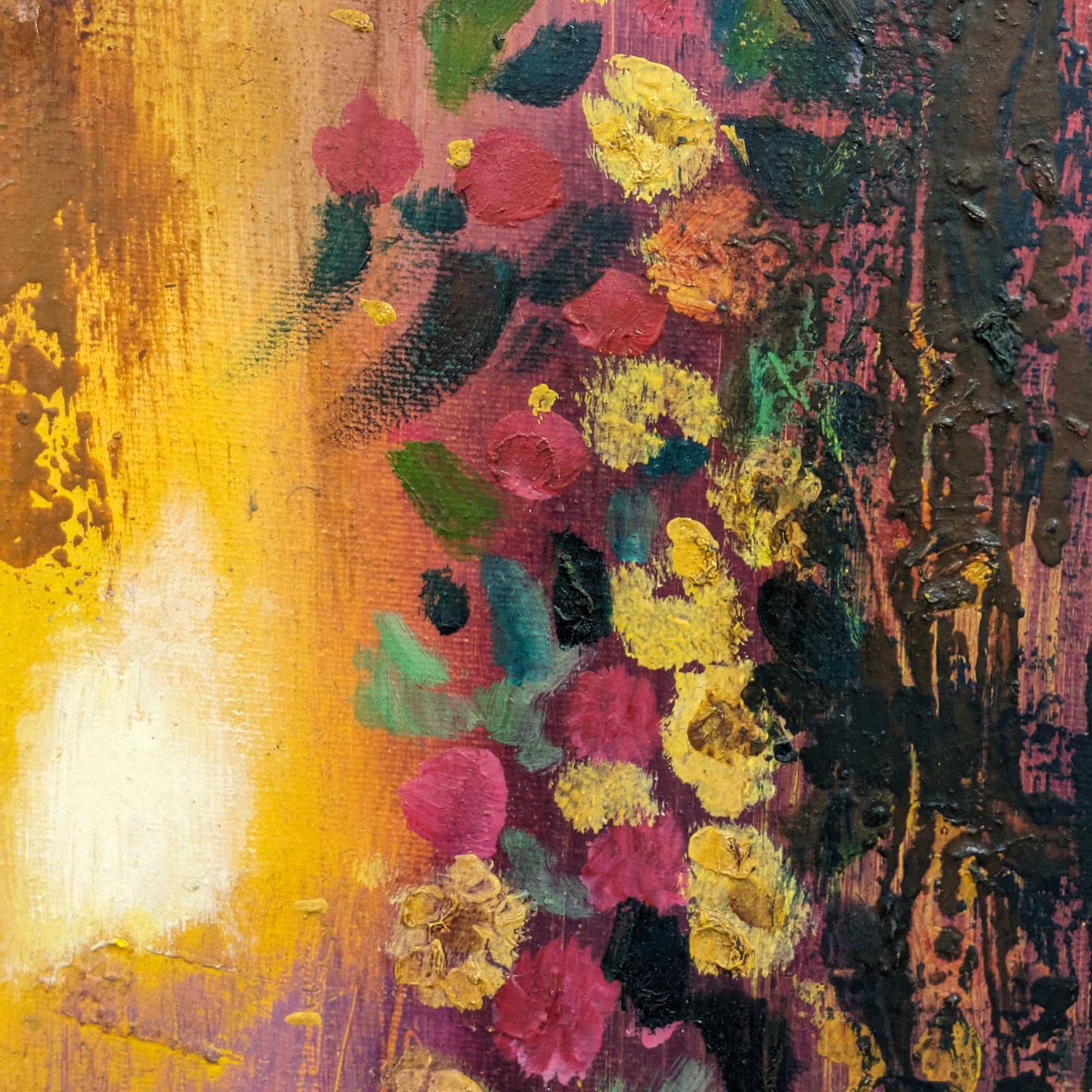 Tableau peinture signée Stéphane Breteau Art contemporain 100 x 65 cm - Bon état - Photo 3