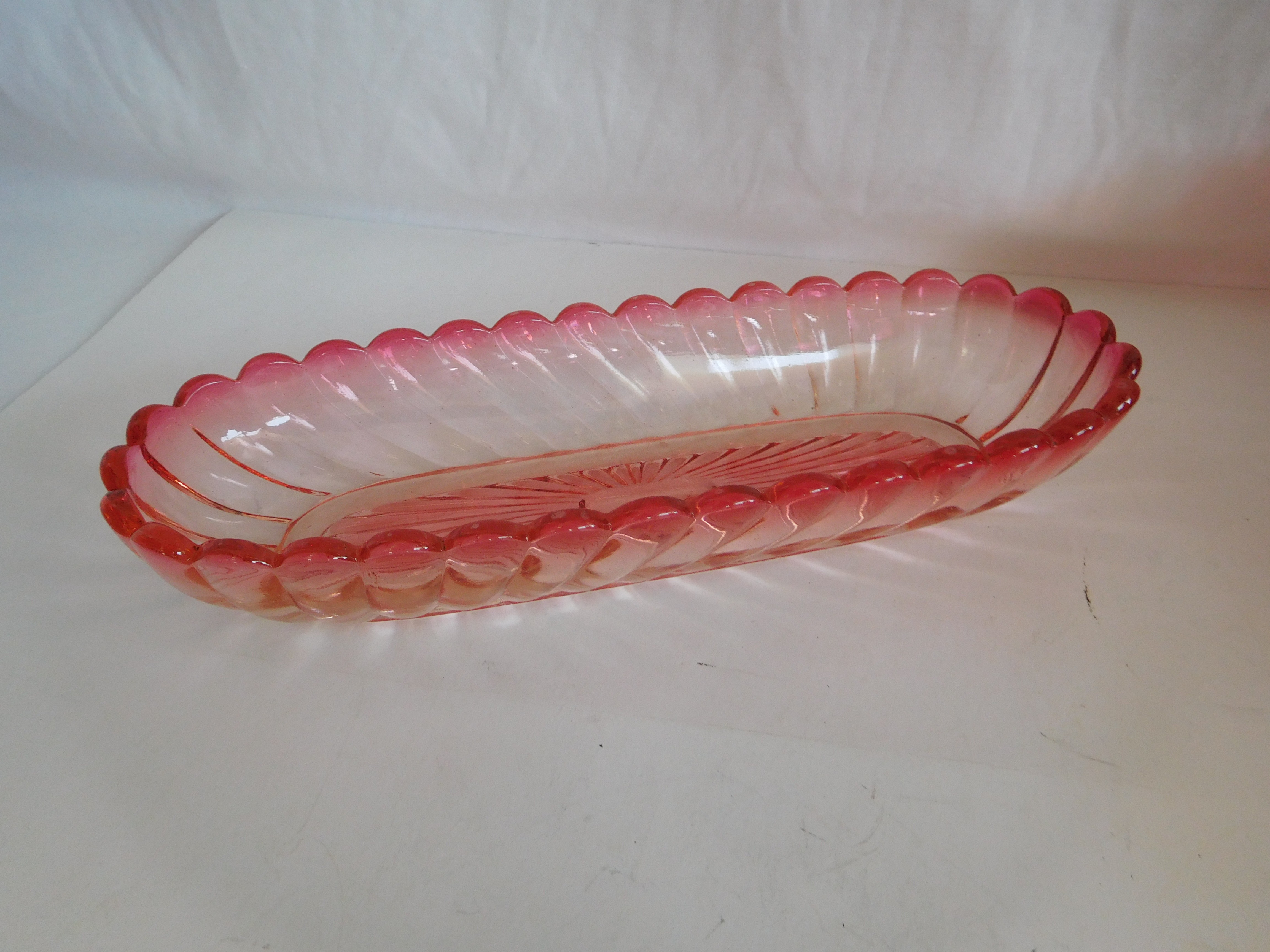 Garniture De Toilette BACCARAT Cristal Rose Ambré - 8 Pièces Rares°° - Photo 8