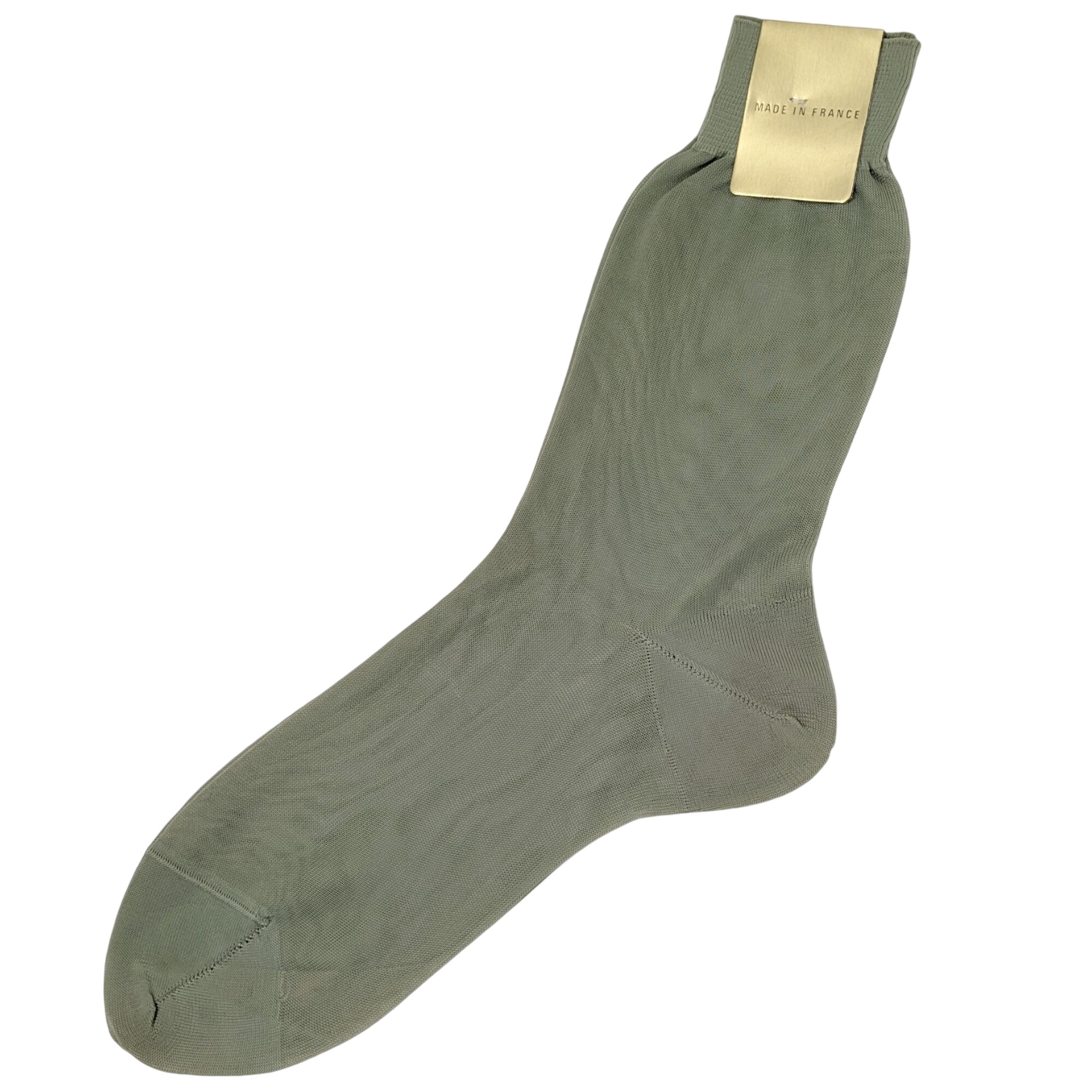 Paire de chaussettes neuves Gef Paris P 9= P 38/39 Vintage annes 50/60 en voile amande - Label Emmaus - Modalova