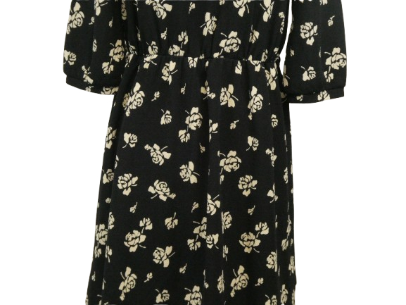 Pattern robe blouson coupe A-line à motif fleuri - Taille S - Photo 5