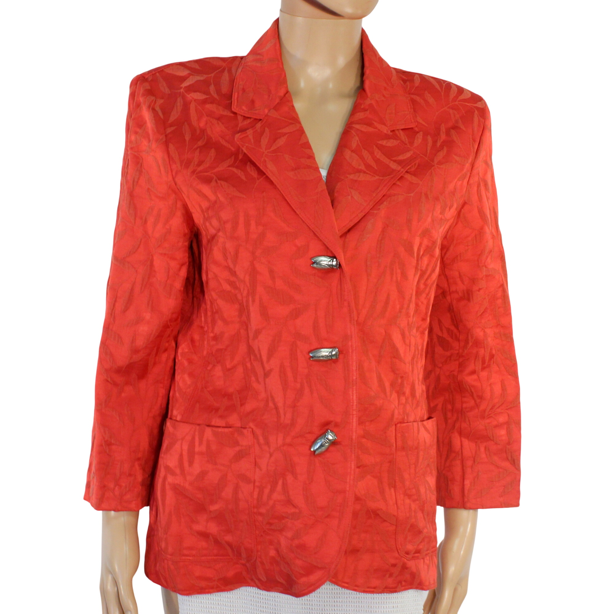 Veste Femme Rouge Taille 40  -  reconditionné disponible sur Label Emmaüs