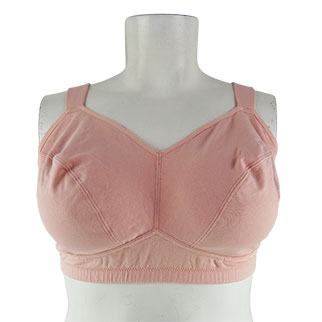 Brassière rose unie - femme - Bpc - taille 130 D - Photo 0