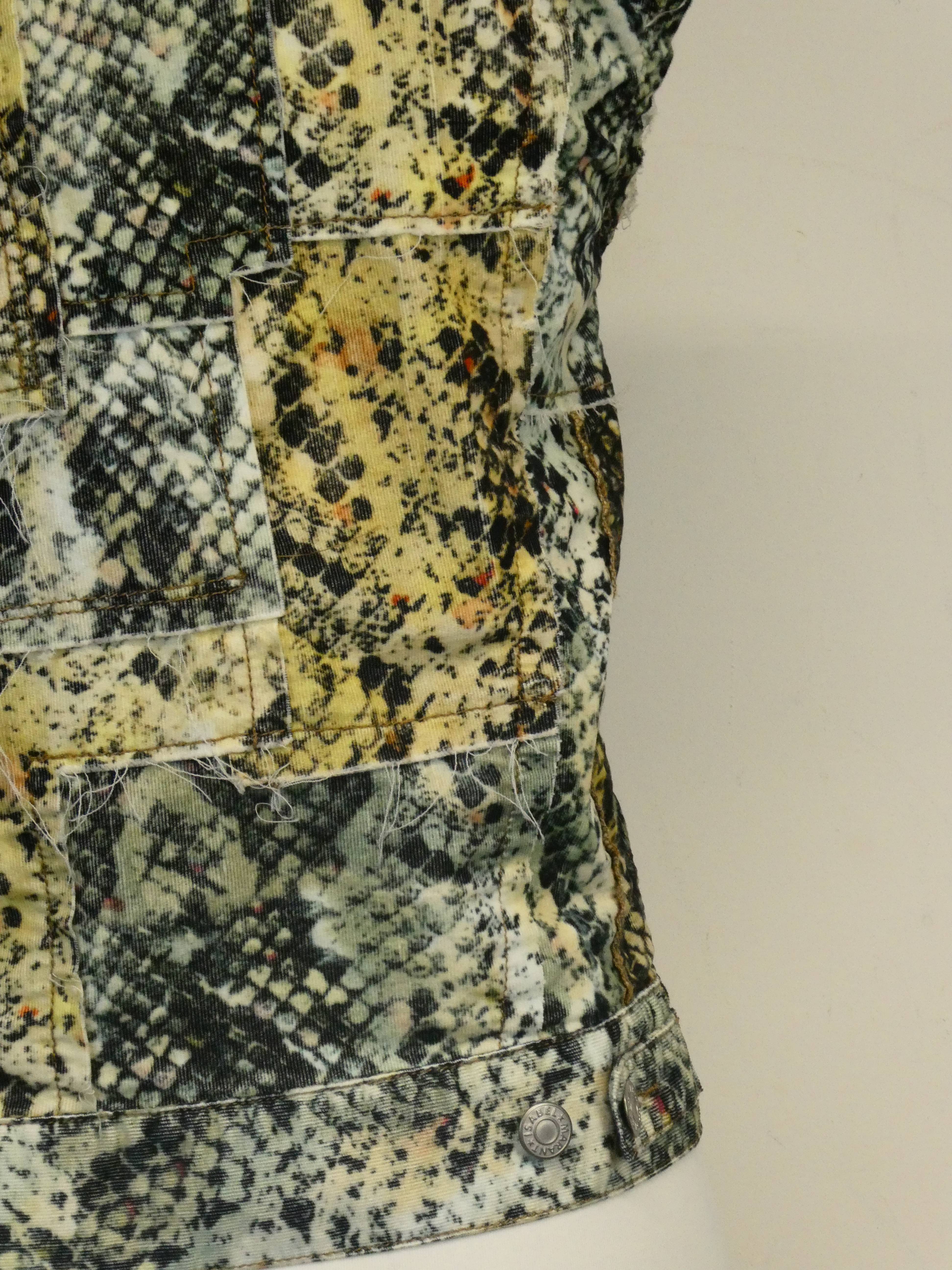 Isabel Marant gilet sans manches à motif - Taille M - Photo 7