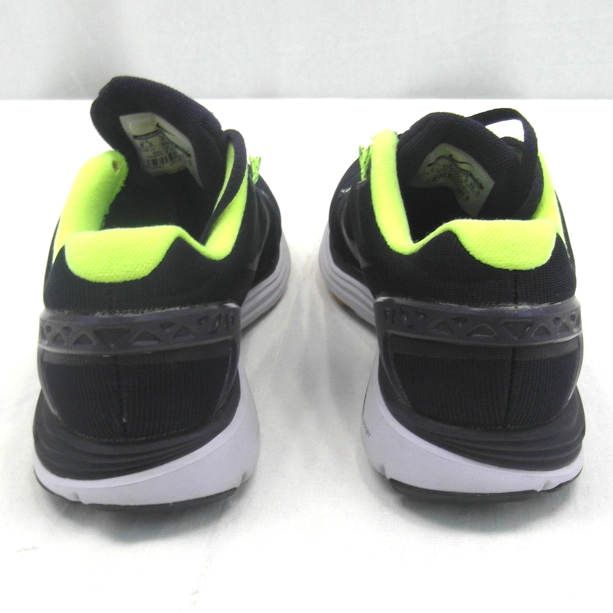 Baskets de running violettes foncé et jaune fluo Nike lunarglide 5 taille 37,5 - Photo 2