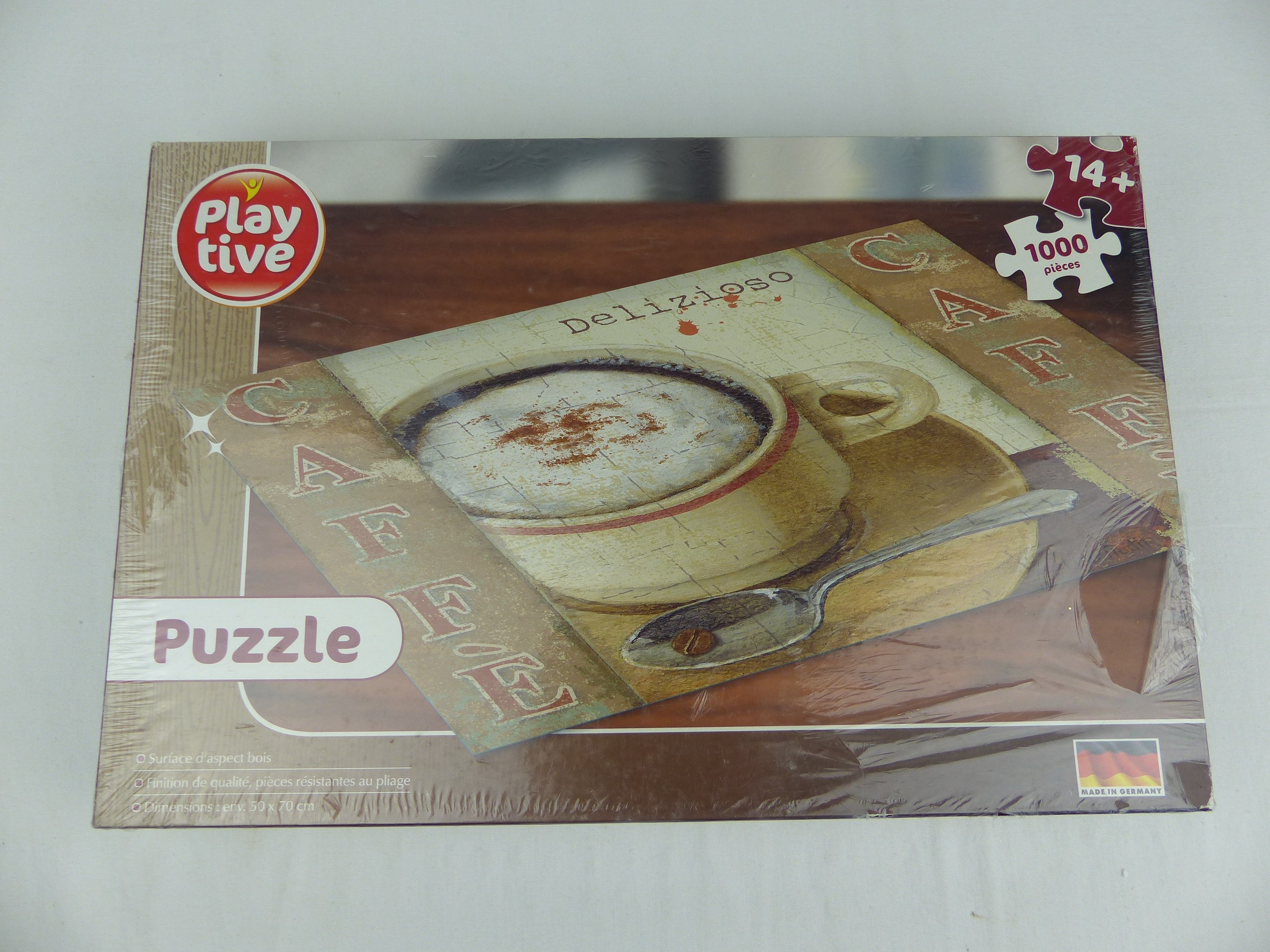 Puzzle 1000 pièces Café “Delizioso” Playtive – Neuf sous blister – 50x70 cm Comme neuf - Vue 3 - 